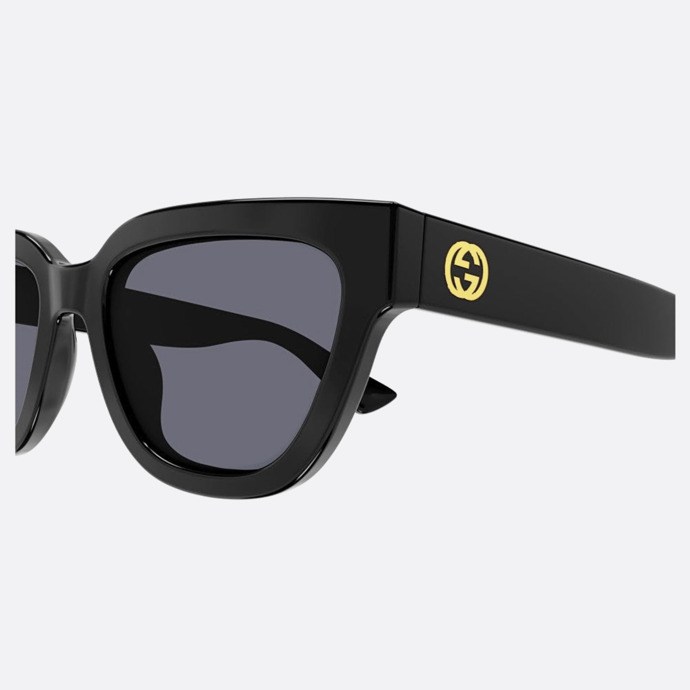 Gucci 54mm Black Cat Eye Woman Sunglasses - Detail View