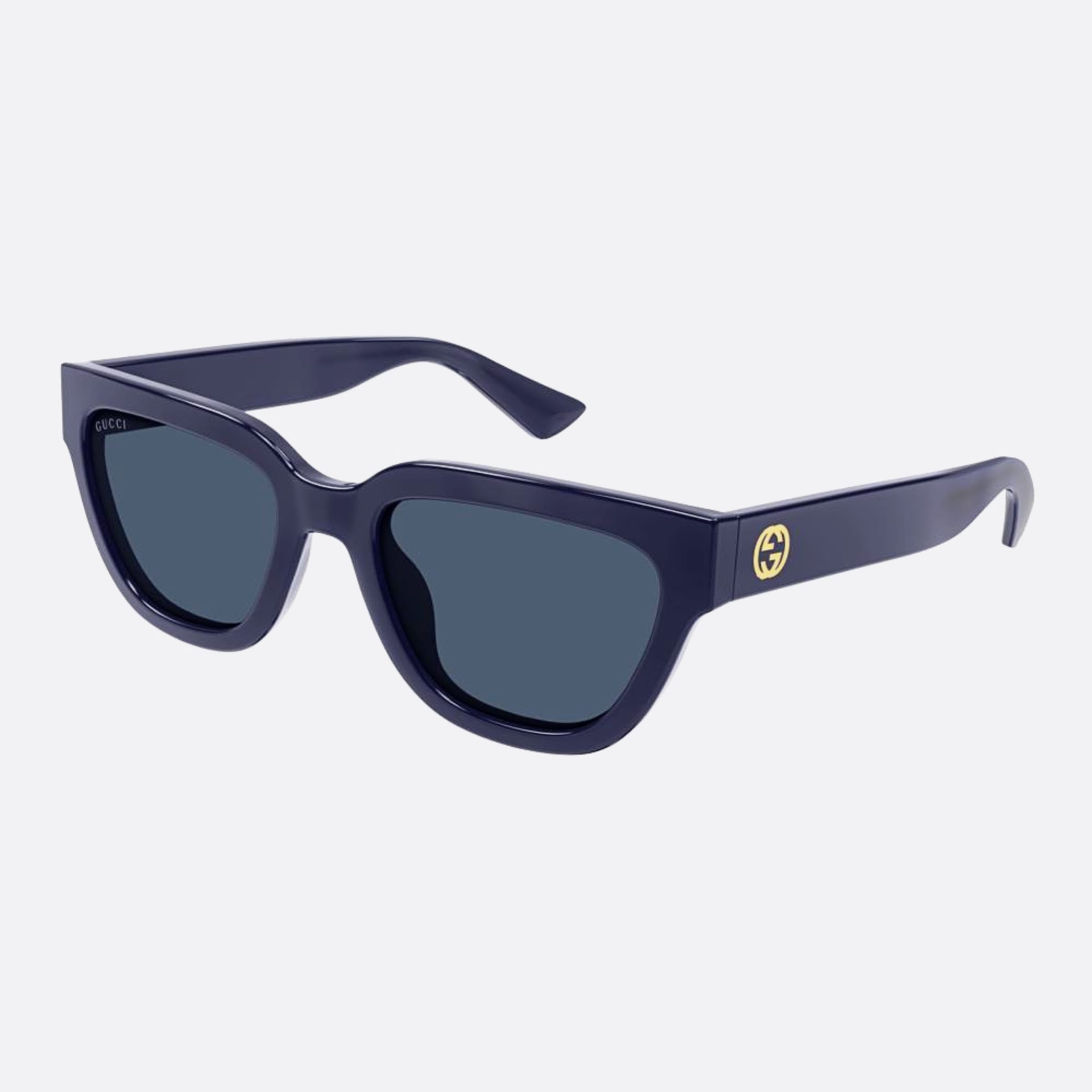 Gucci 54mm Bbl Blue Cat Eye Woman Sunglasses - Side View