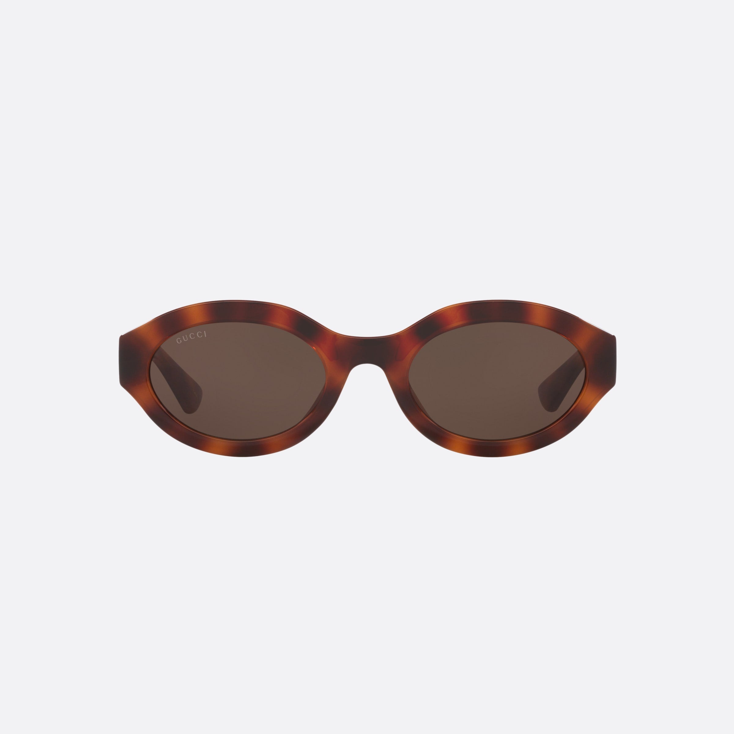 Gucci 53mm Bre Tortoise Rectangle Woman Sunglasses - Side View