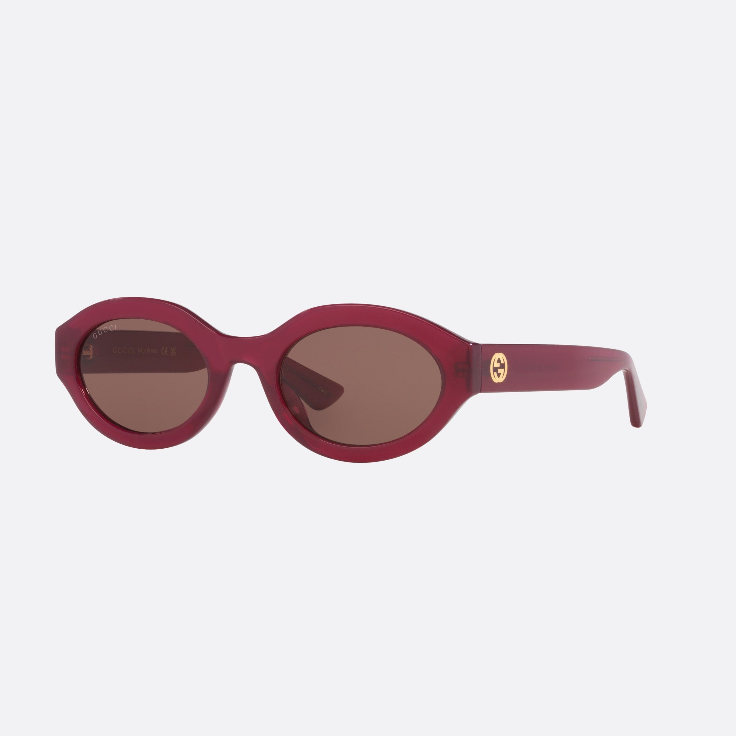 Gucci 53mm Bub Pink Rectangle Woman Sunglasses - Main View