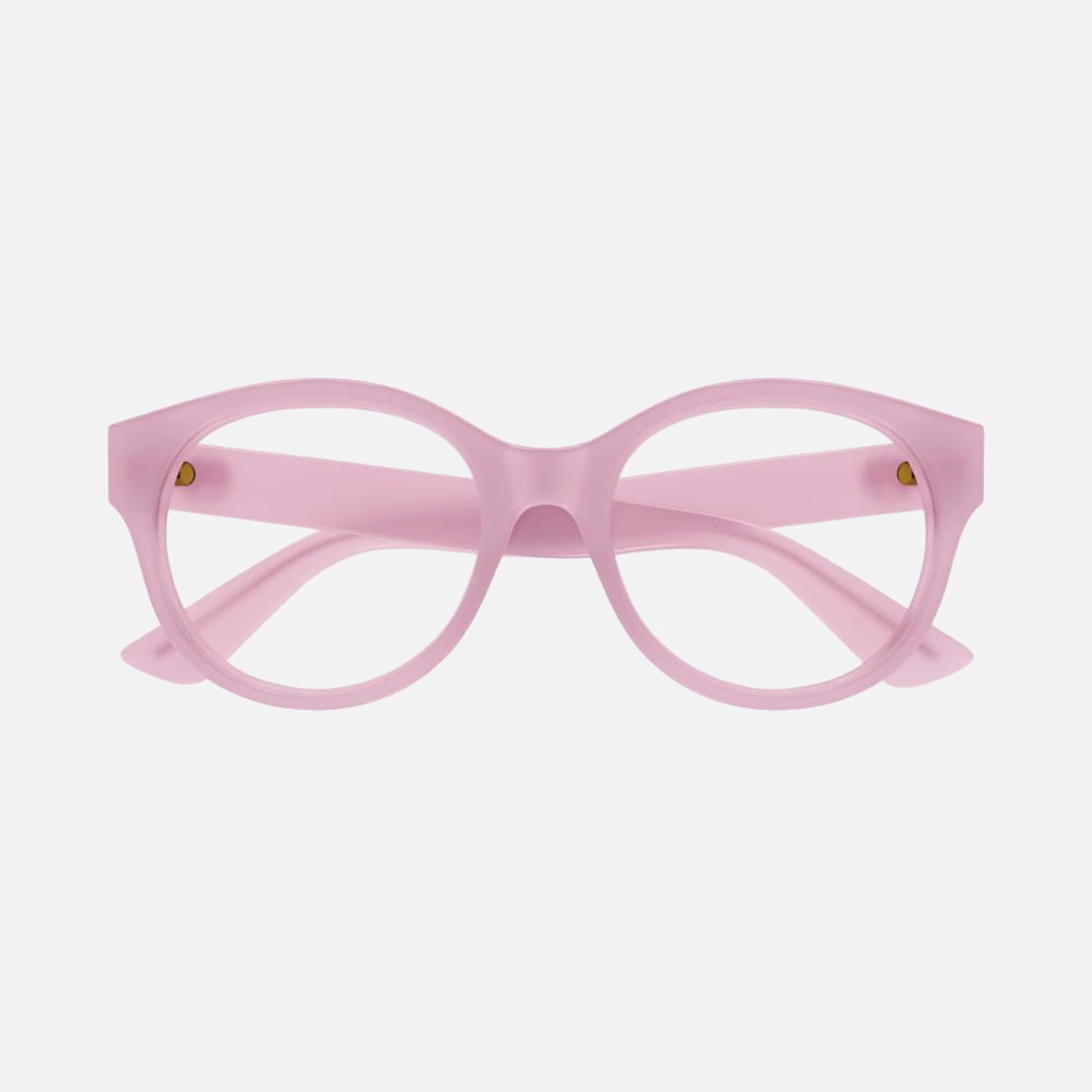 Gucci 53mm Pink Round Woman Eyeglasses - Main View