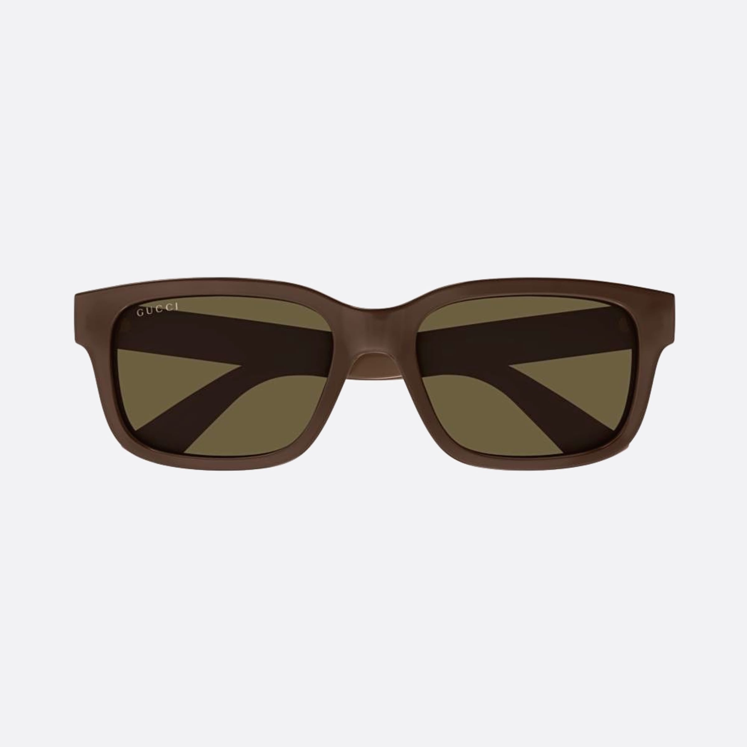 Gucci 56mm Brb Brown Squared Man Sunglasses - Main View