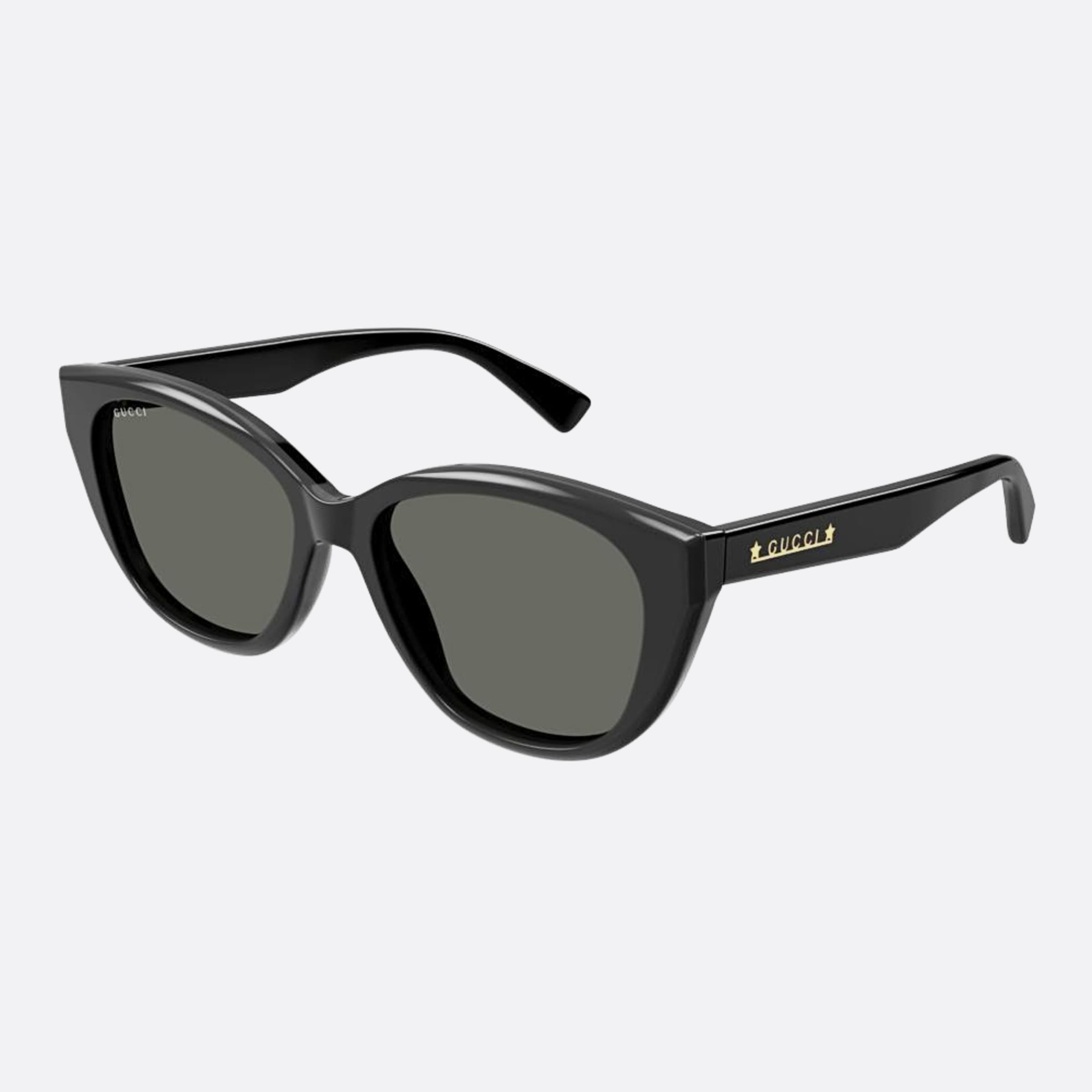 Gucci 54mm Black Cat Eye Woman Sunglasses - Side View