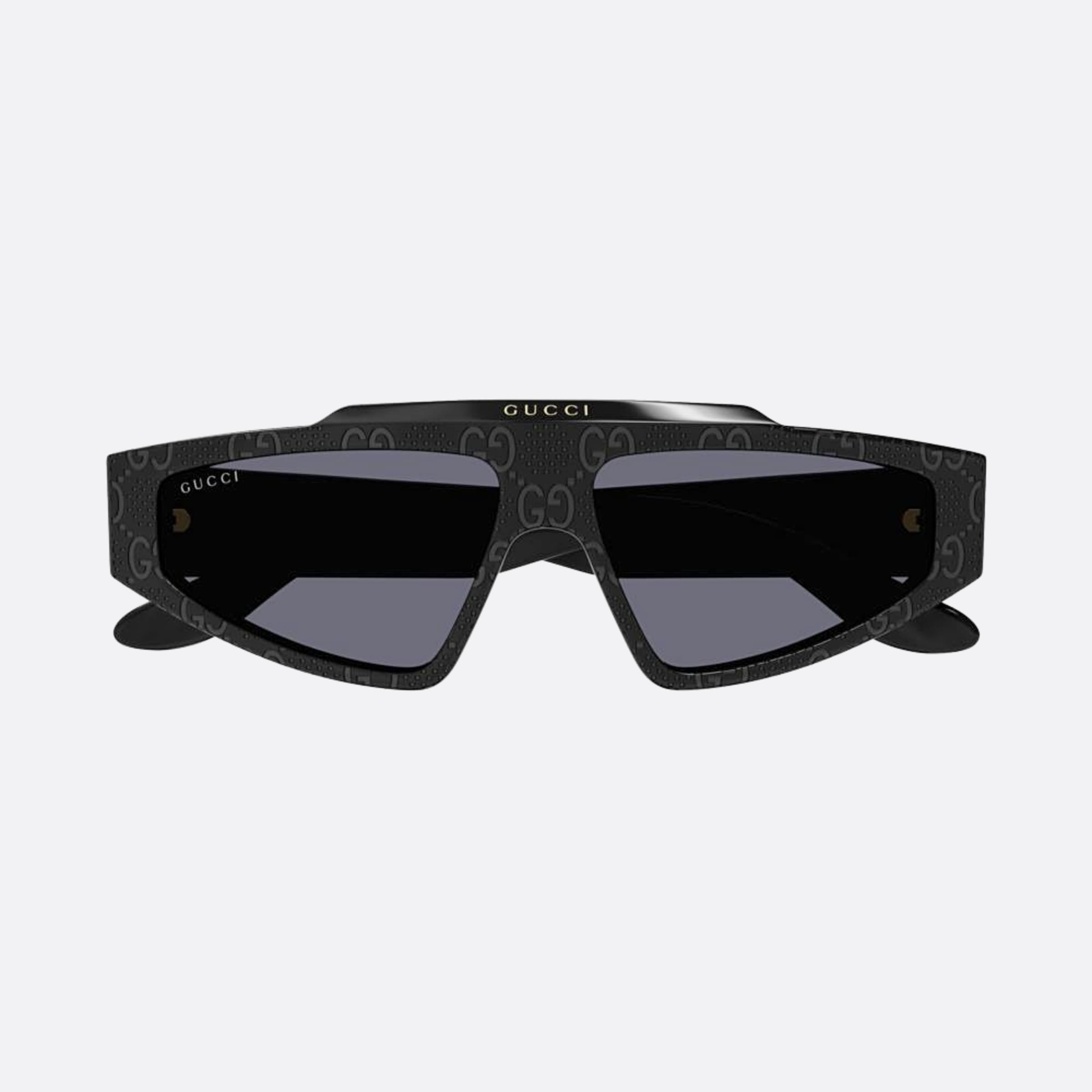 Gucci 58mm Black Squared Man Sunglasses - Main View