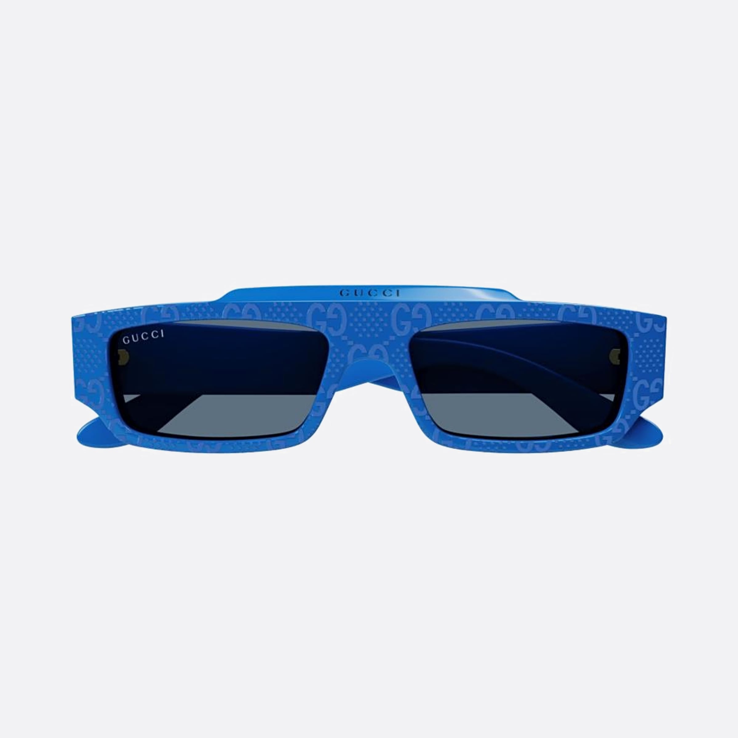 Gucci 55mm Bbl Blue Squared Man Sunglasses - Main View
