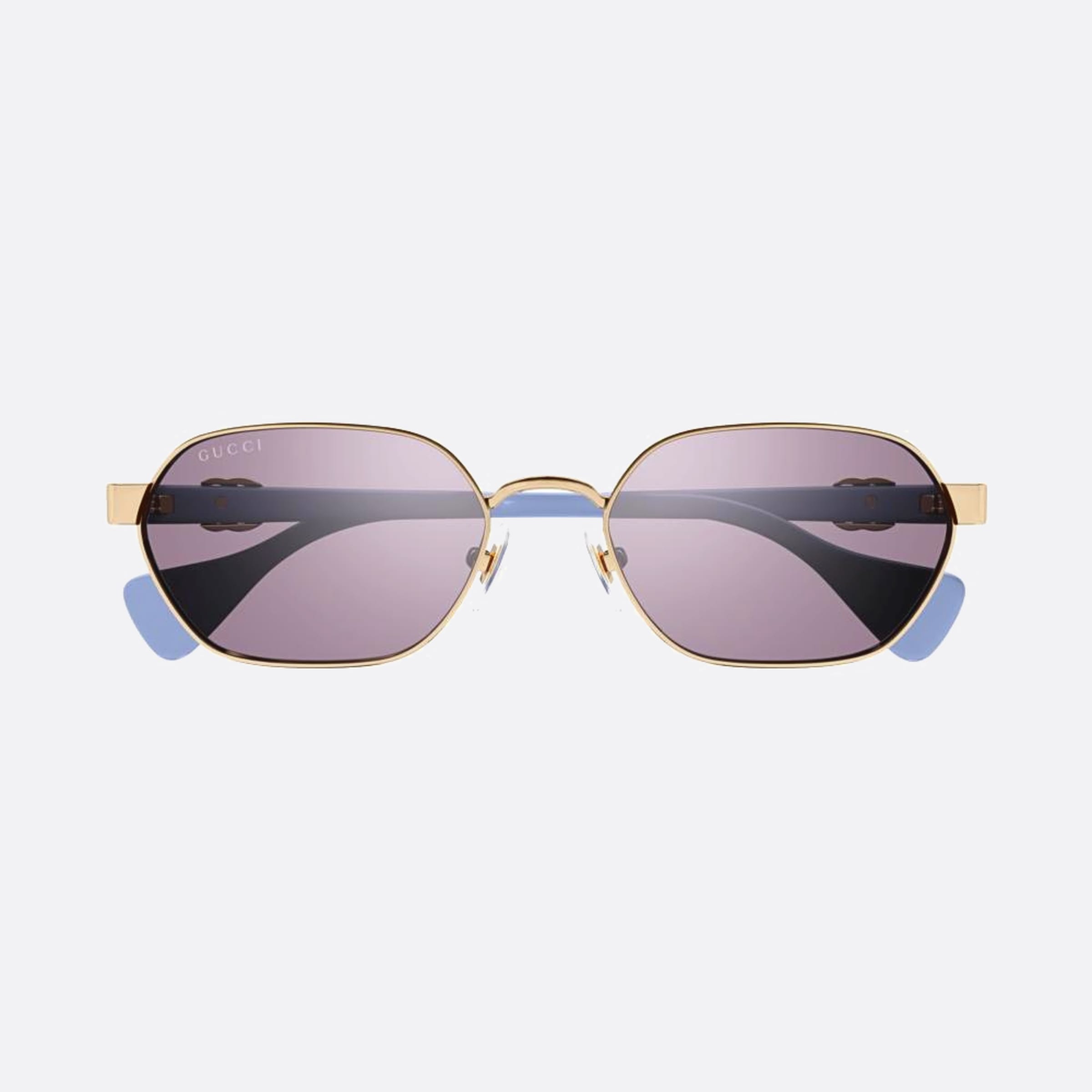 Gucci 56mm Gdv Gold Geometric Woman Sunglasses - Main View