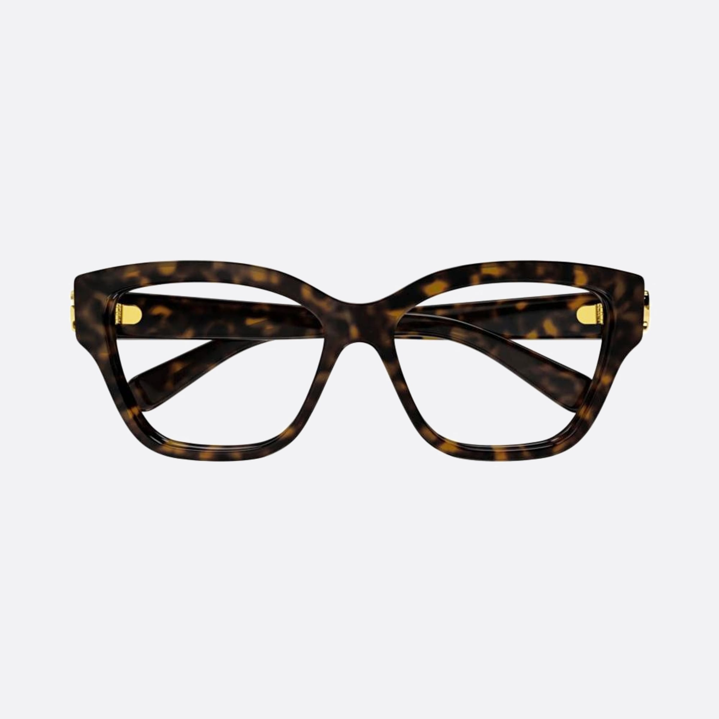 Gucci 53mm Havana Cat Eye Woman Eyeglasses - Main View