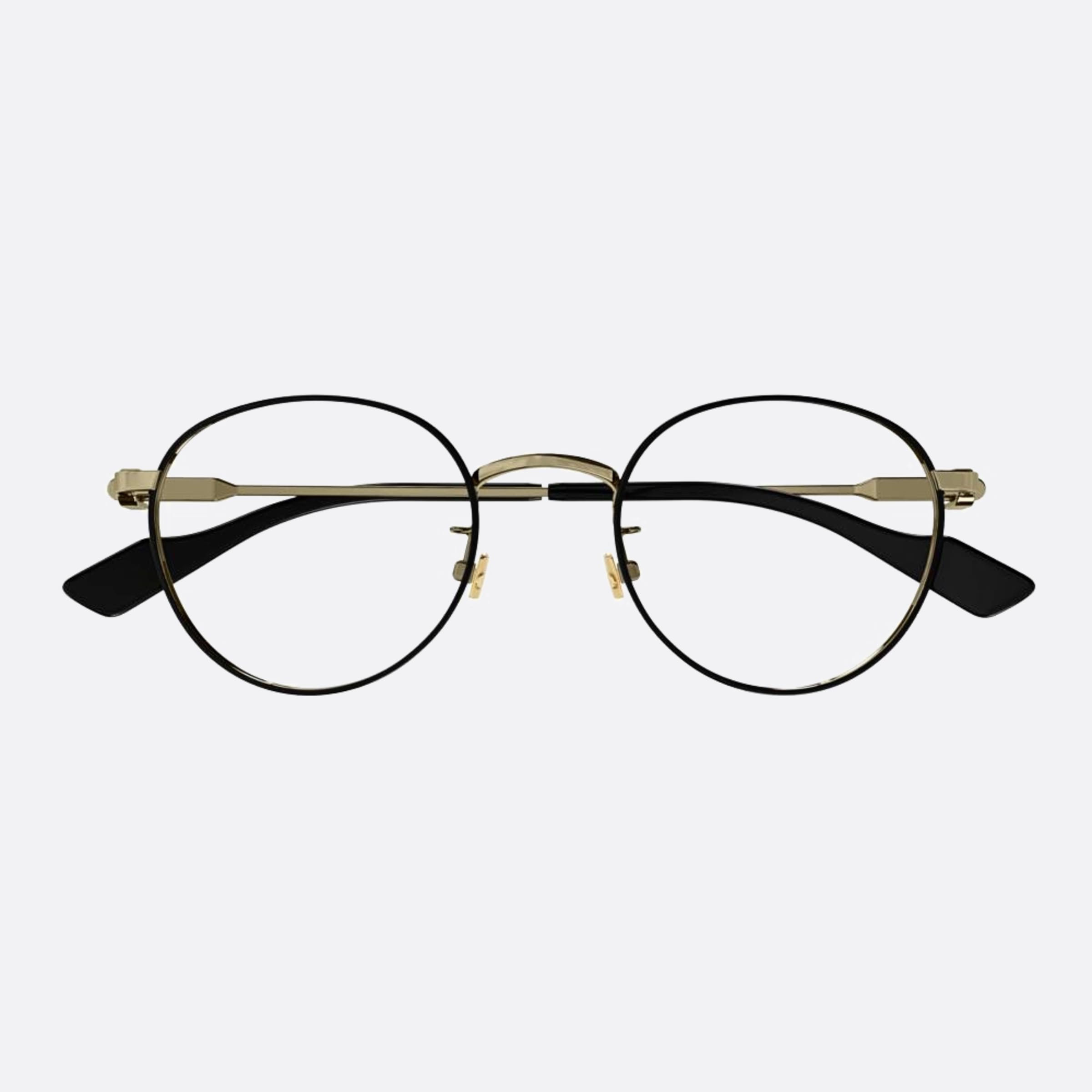 Gucci 49mm Gg1613oj Bng Ruthenium Round Women Eyeglasses - Main View