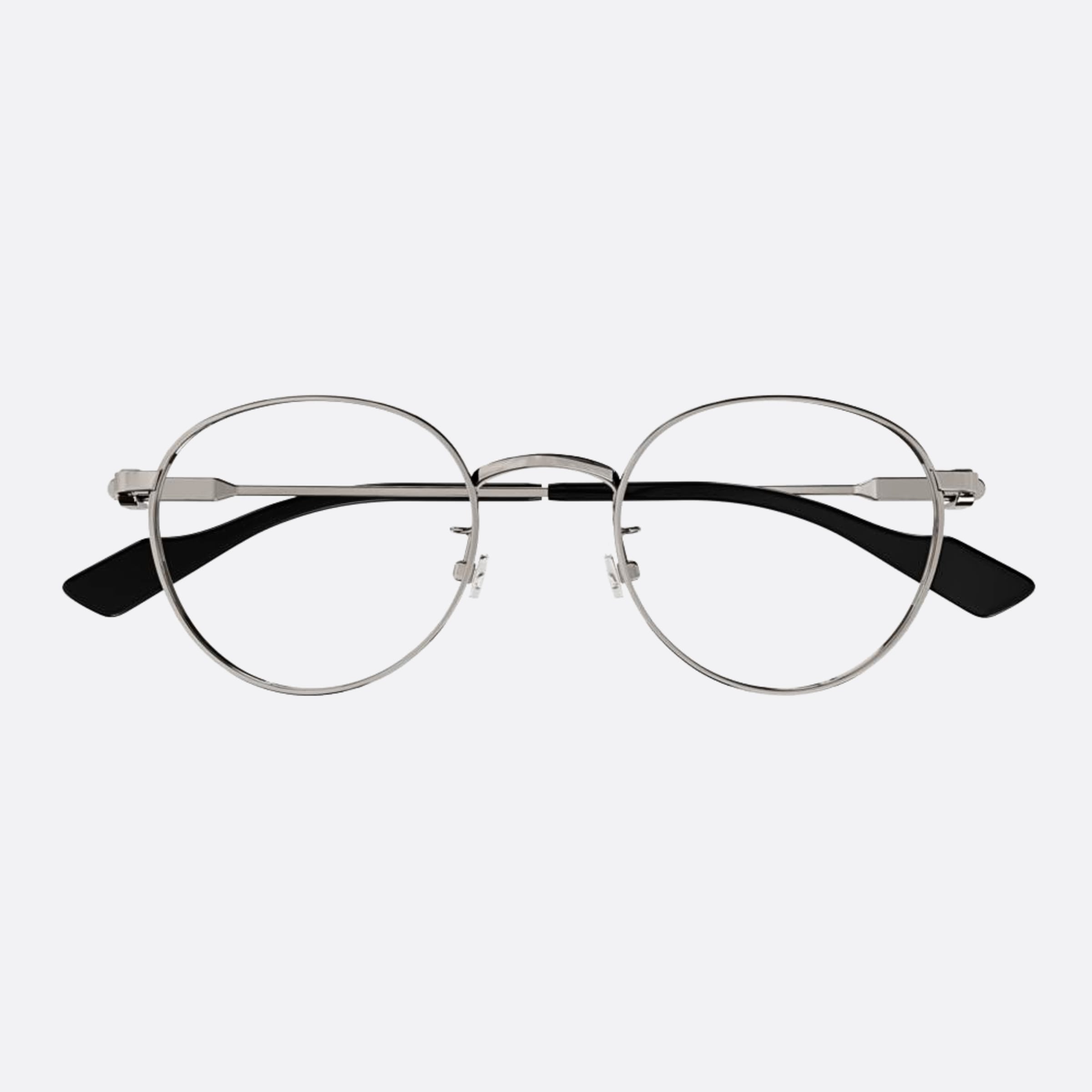 Gucci 49mm Gg1613oj Silver Round Women Eyeglasses - Main View