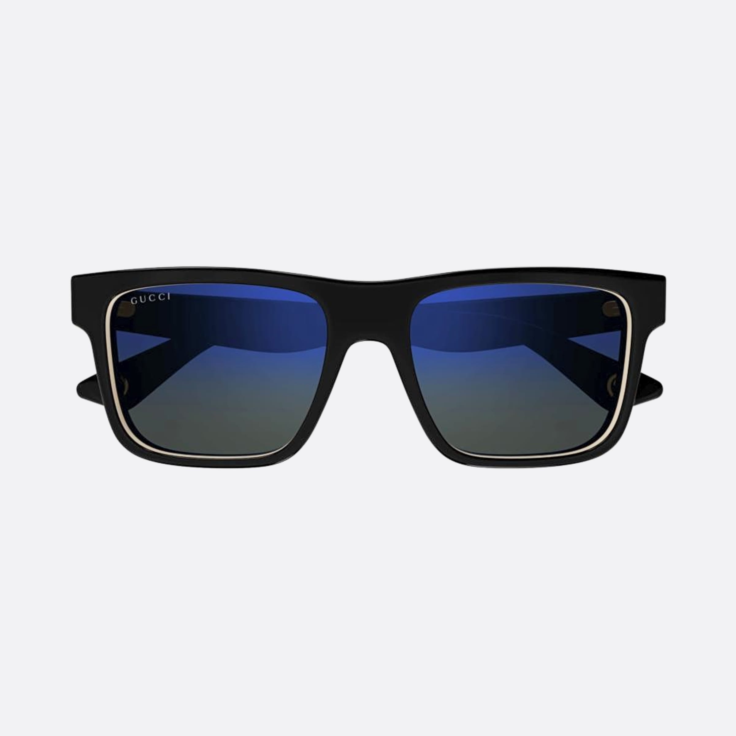 Gucci 56mm Bbl Black Squared Man Sunglasses - Main View