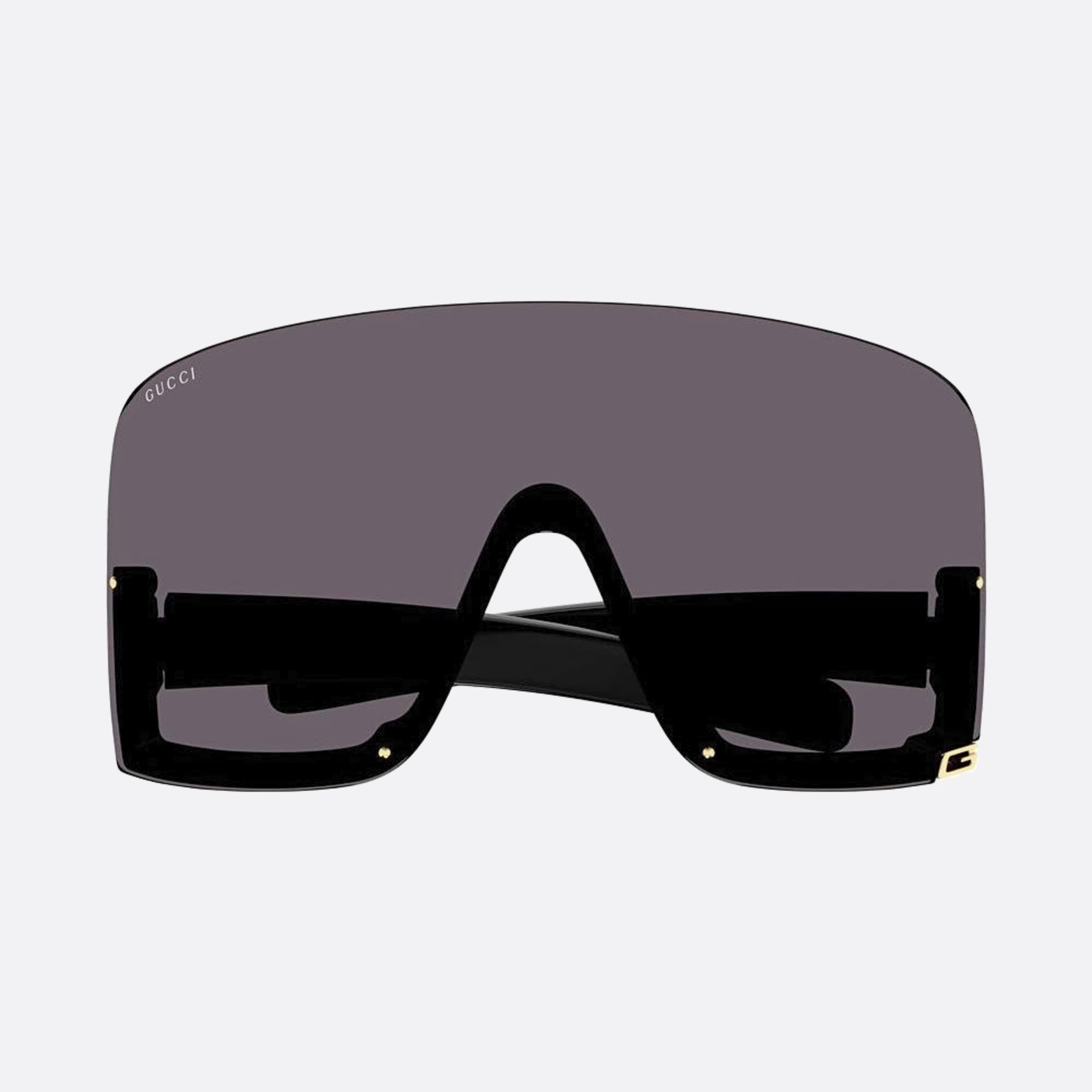 Gucci 99mm Asf Black Shield Woman Sunglasses - Main View