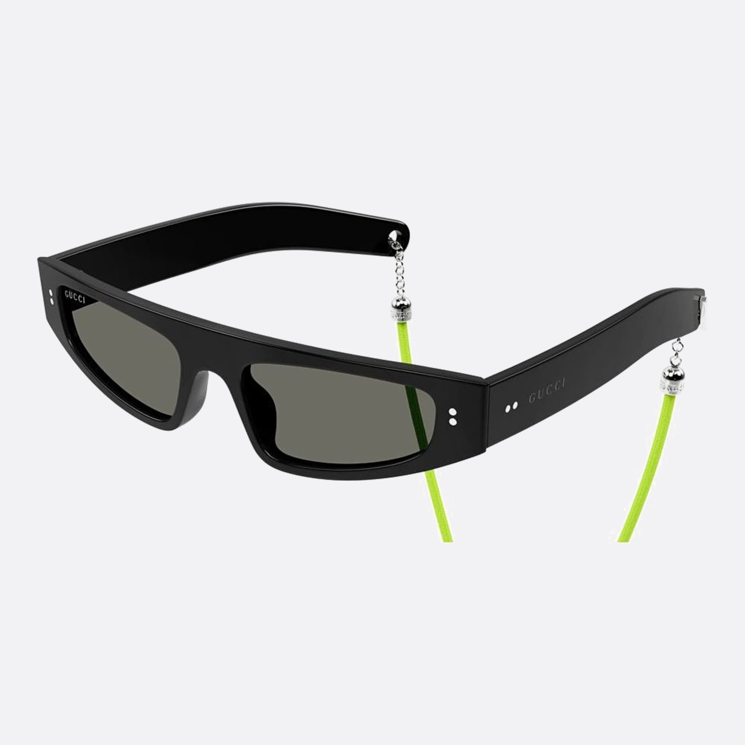 Gucci 51mm Mlk Black Cat Eye Woman Sunglasses - Side View
