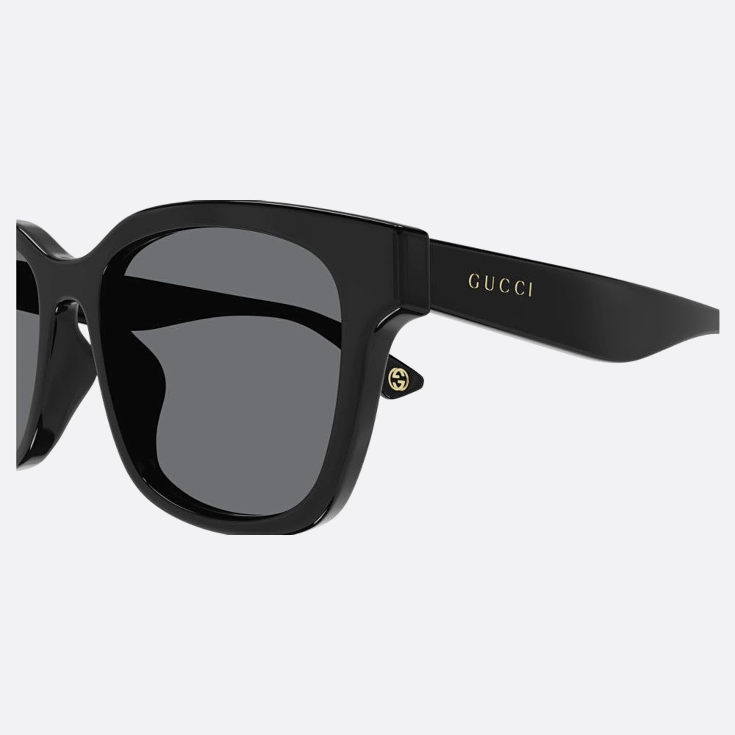 Gucci 55mm Gg1639sa Black Squared Men Sunglasses - Detail View