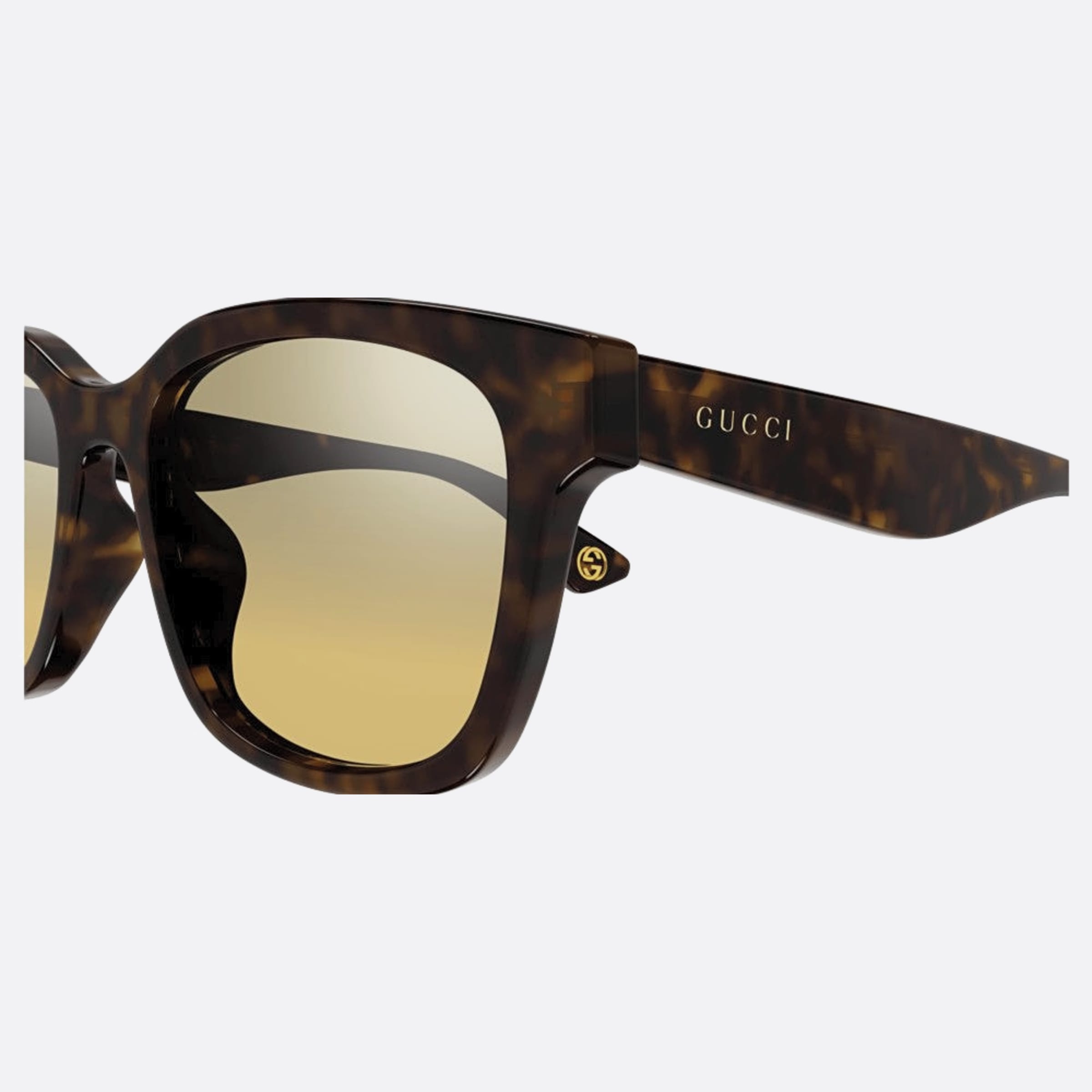 Gucci 55mm Gg1639sa Hsg Havana Squared Men Sunglasses - Detail View