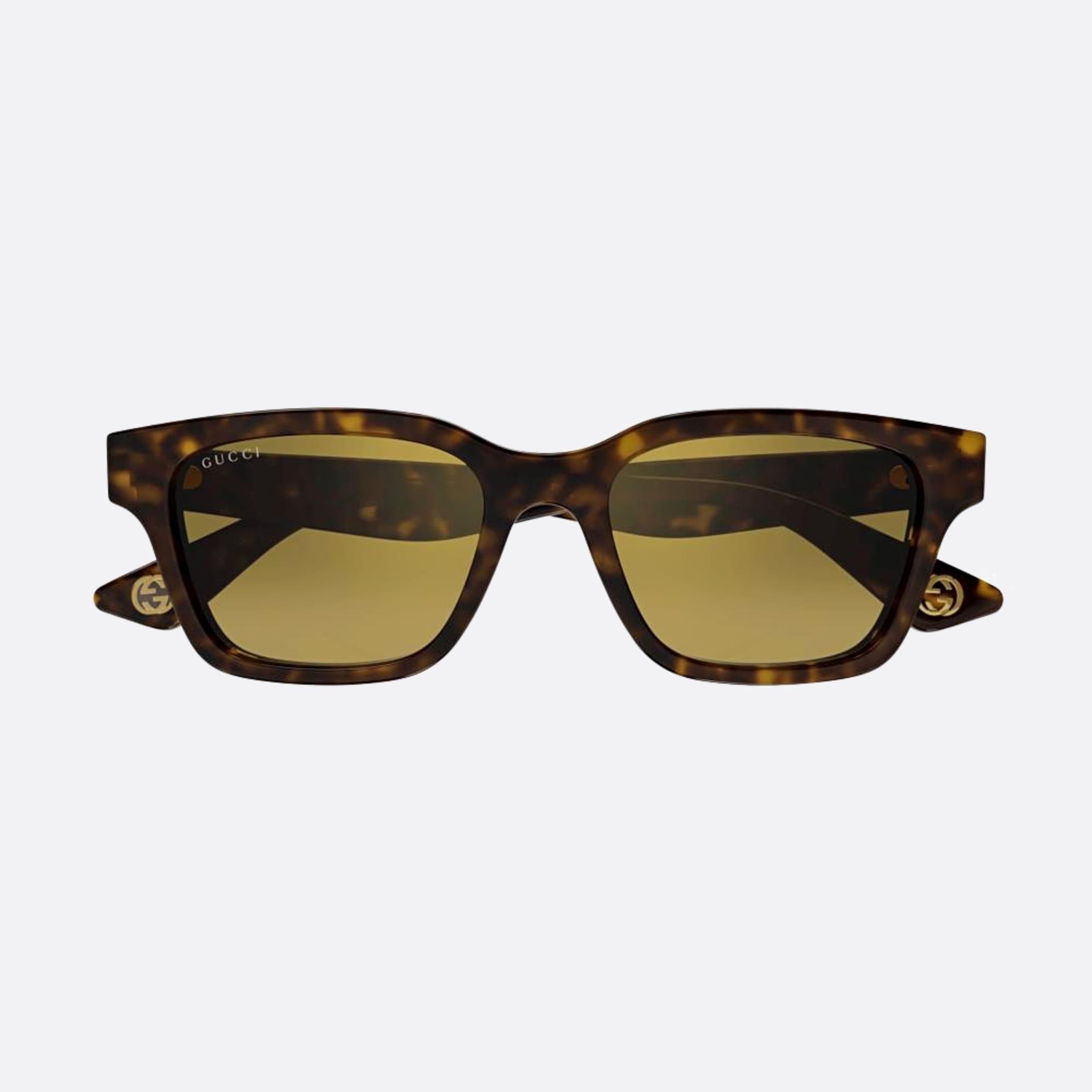 Gucci 53mm Gg1641sa Hgl Havana Squared Men Sunglasses - Main View