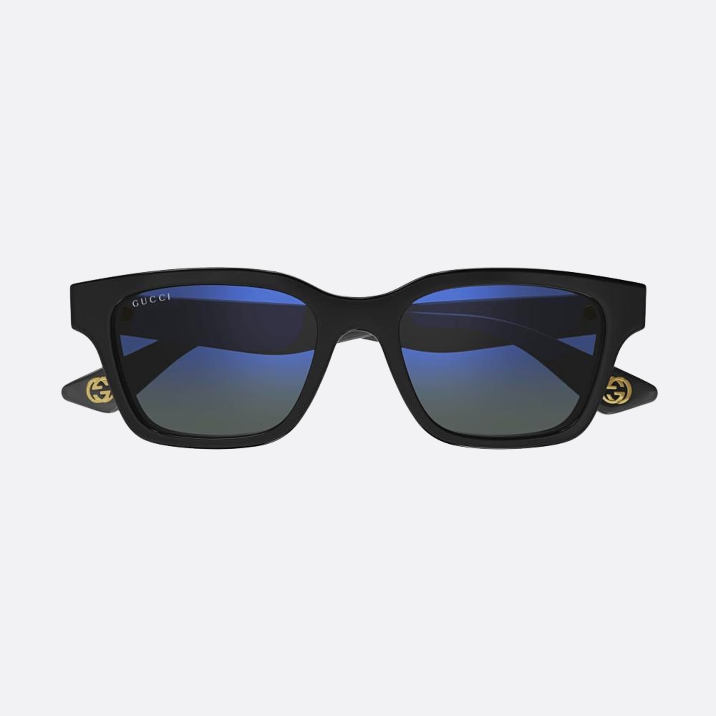 Gucci 53mm Gg1641sa Bbl Black Squared Men Sunglasses - Main View