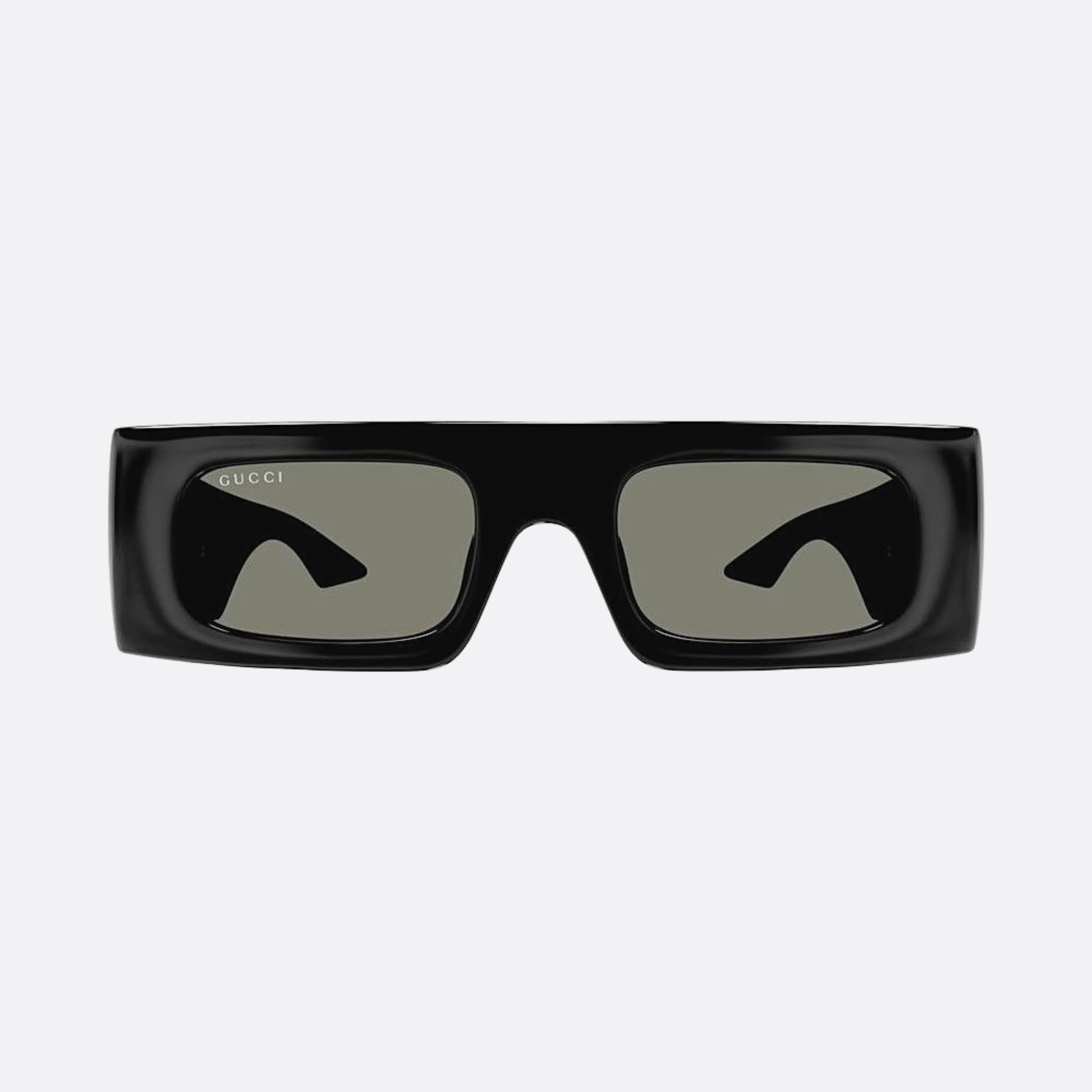 Gucci 49mm Black Rectangle Woman Sunglasses - Main View