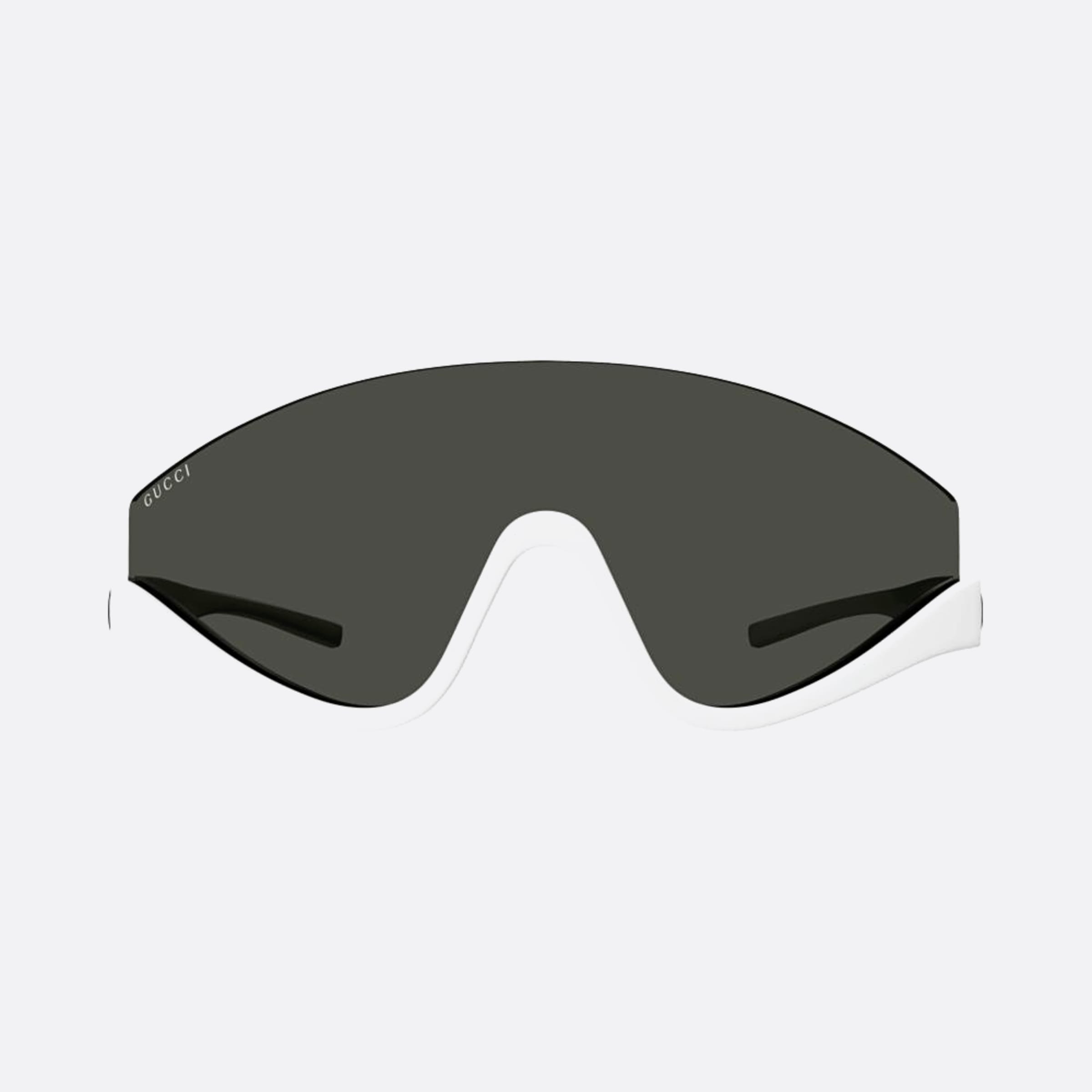 Gucci 99mm White Shield Woman Sunglasses - Main View