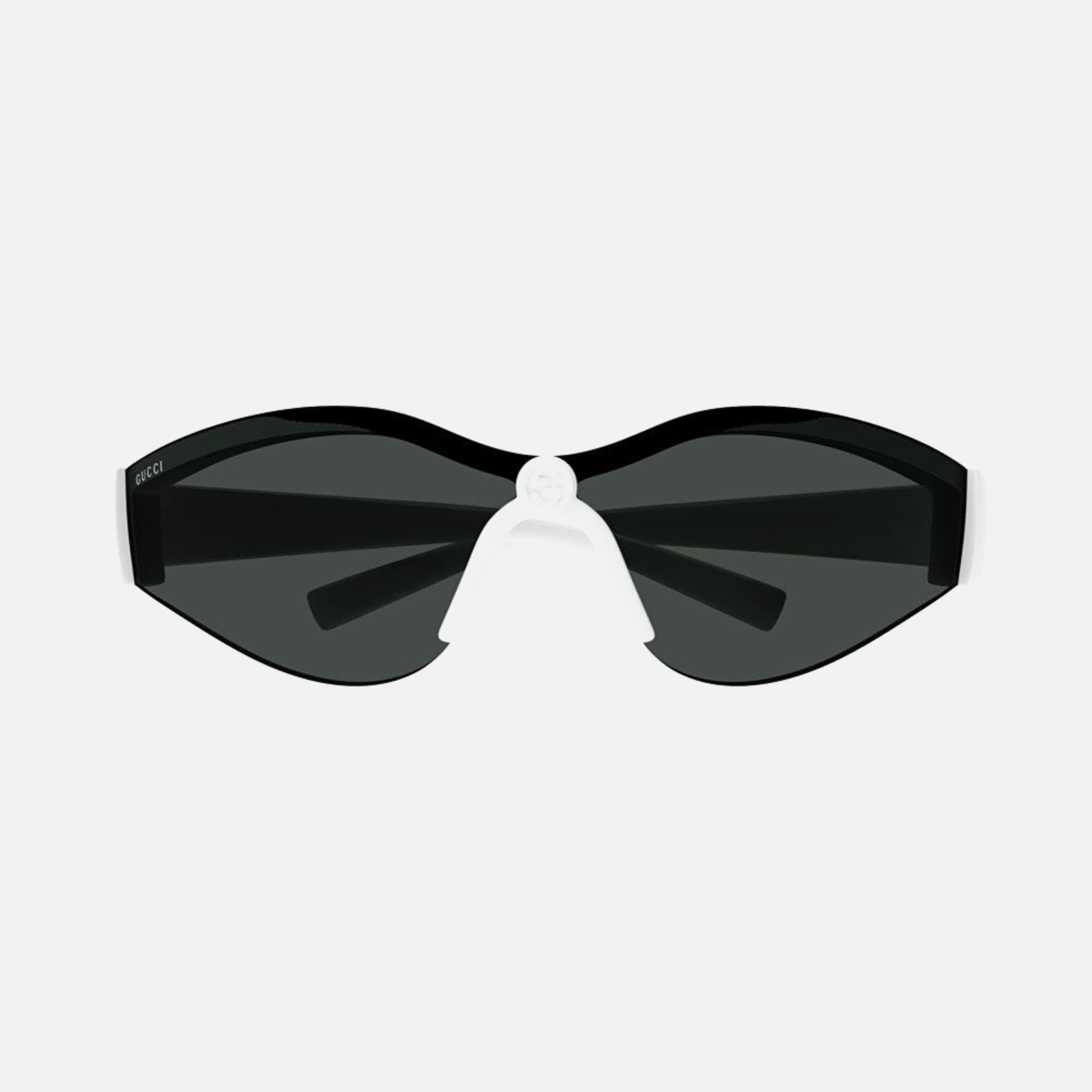 Gucci 99mm Wgr White Sports Woman Sunglasses - Detail View