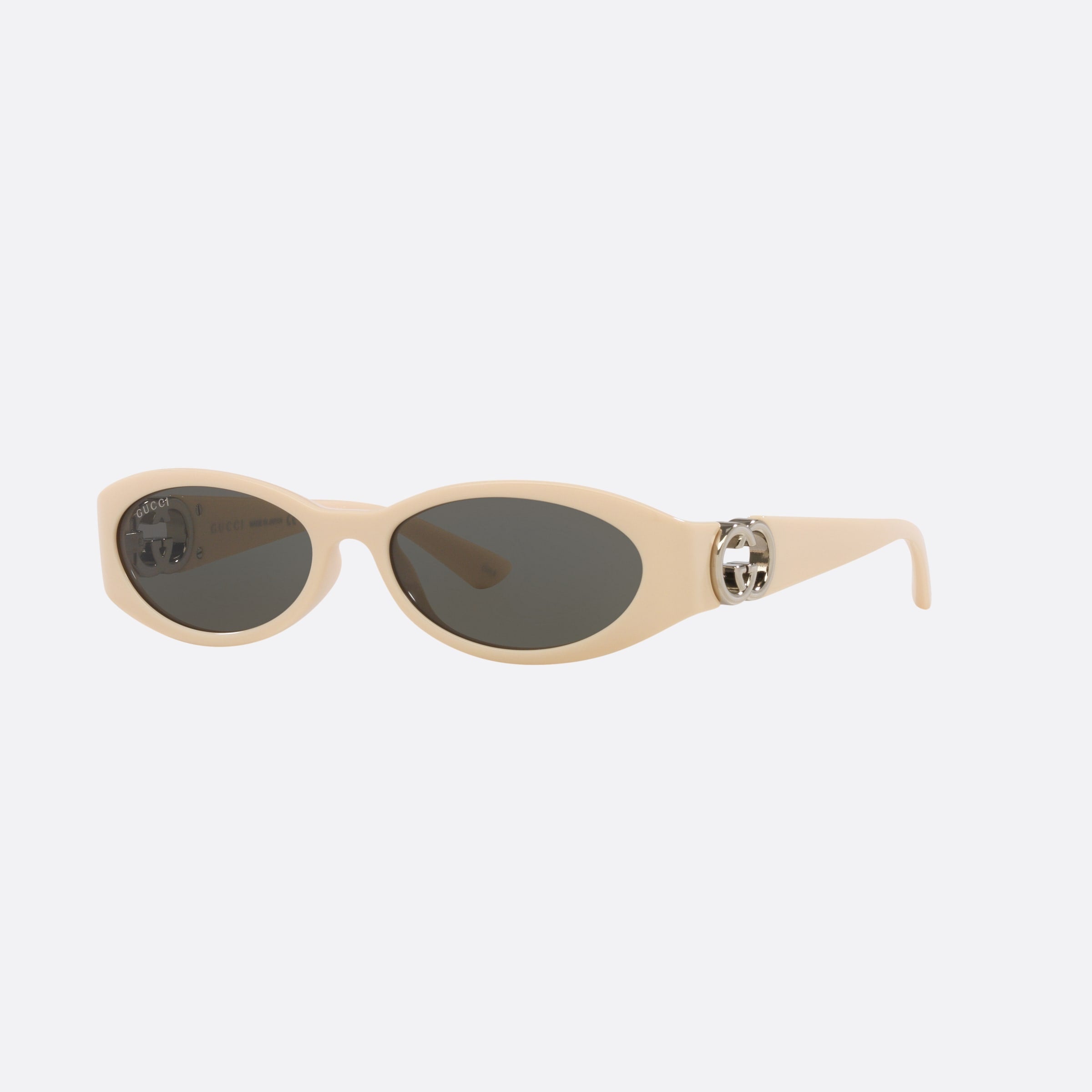 Gucci 54mm Lpg Beige Round Woman Sunglasses - Main View