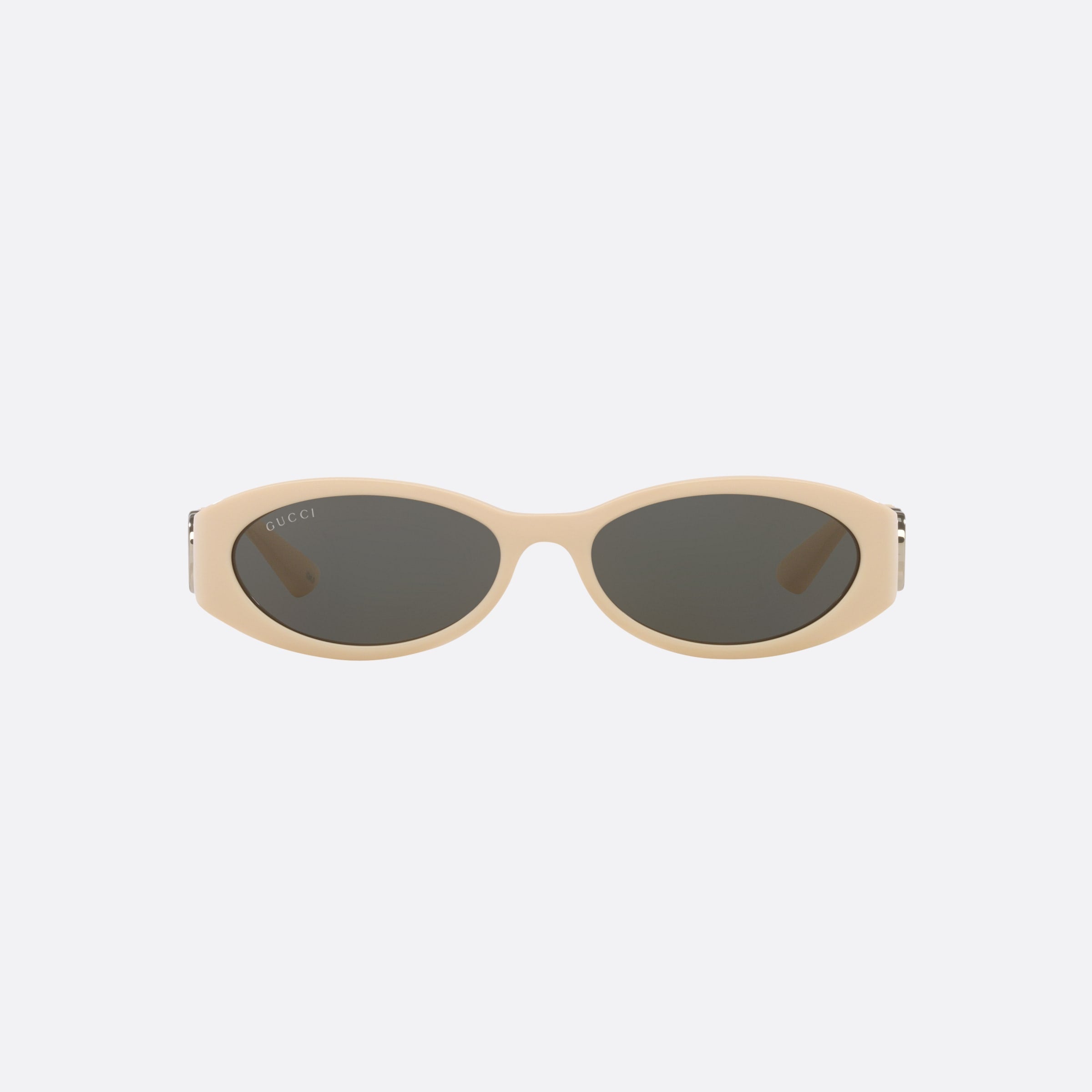 Gucci 54mm Lpg Beige Round Woman Sunglasses - Side View