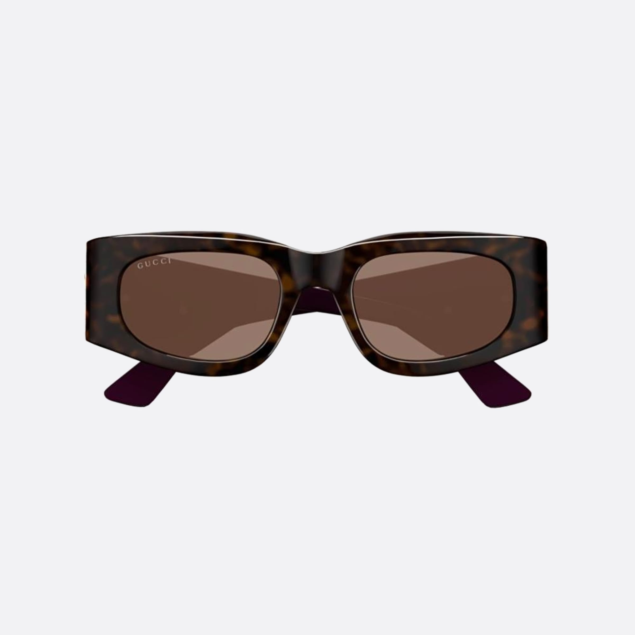 Gucci 51mm Rhb Havana Squared Woman Sunglasses - Main View