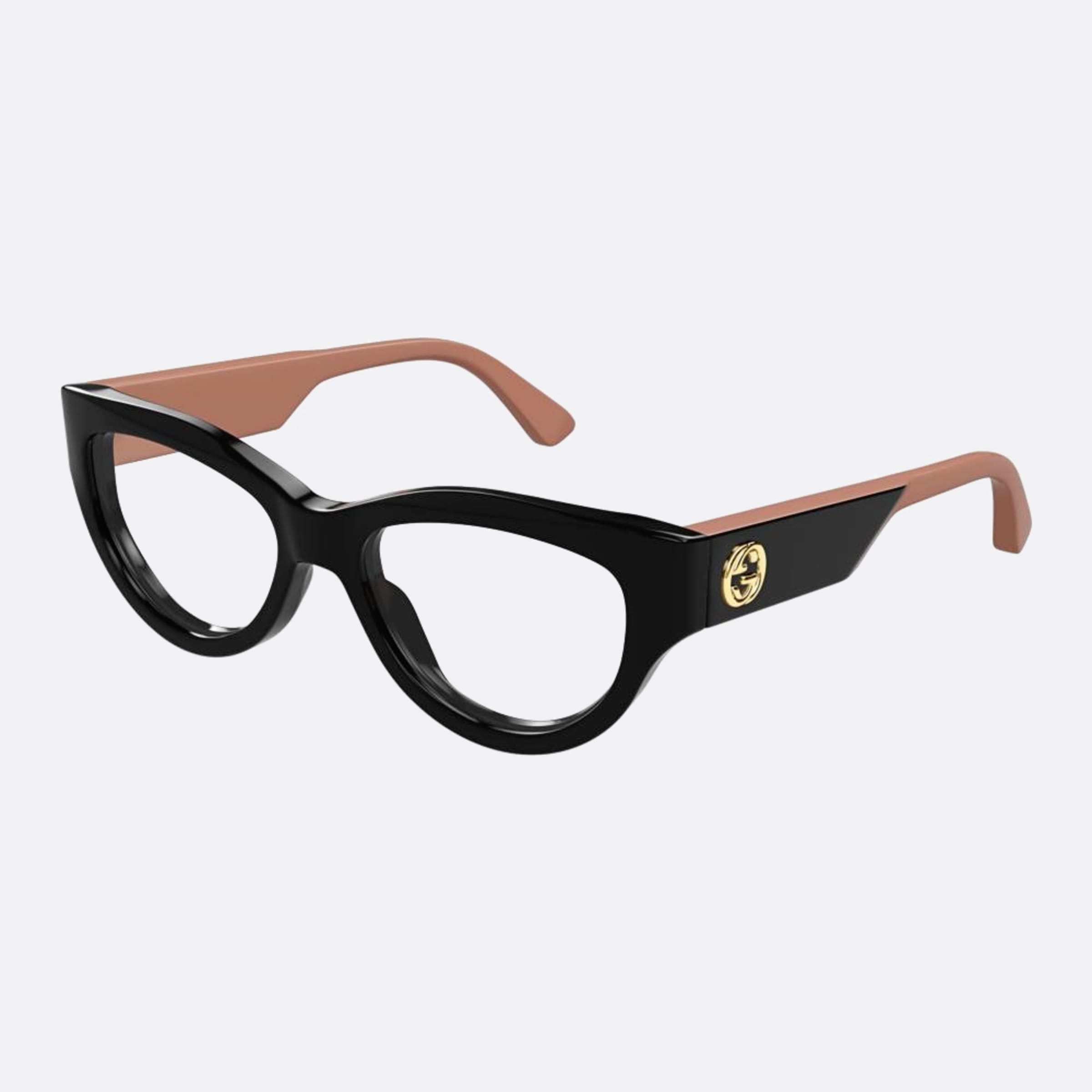 Gucci 53mm Bkpk Black Cat Eye Woman Eyeglasses - Side View