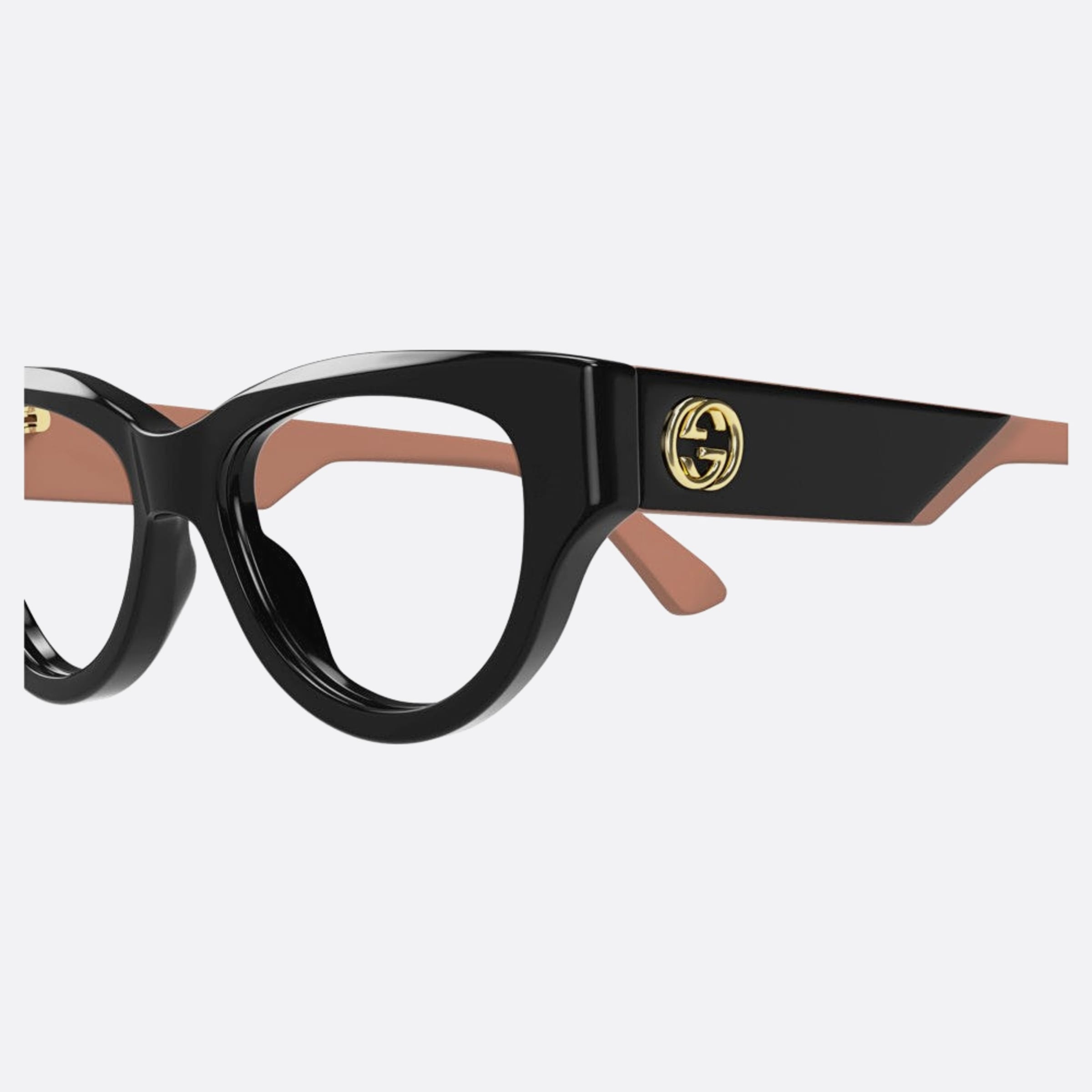 Gucci 53mm Bkpk Black Cat Eye Woman Eyeglasses - Detail View