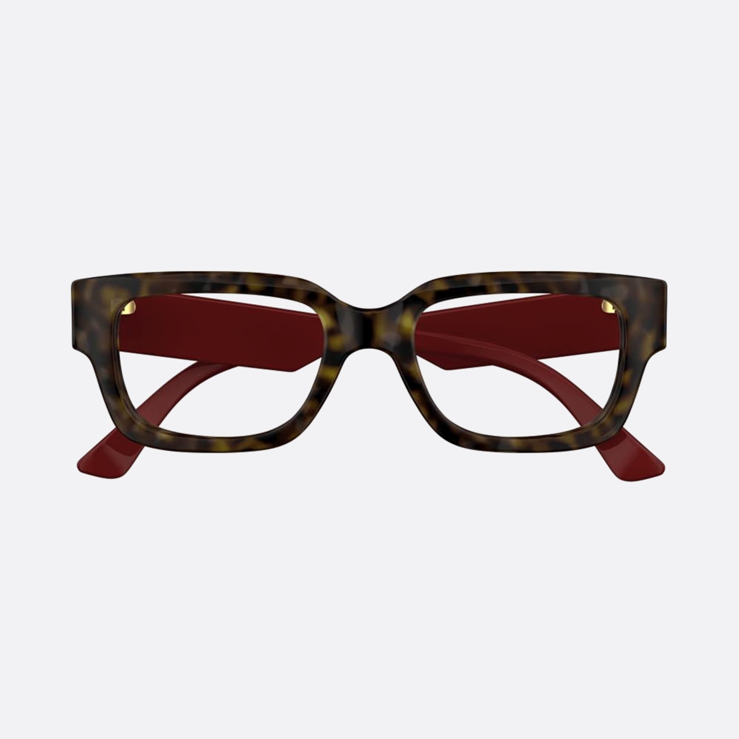 Gucci 53mm Hvbu Havana Squared Woman Eyeglasses - Main View