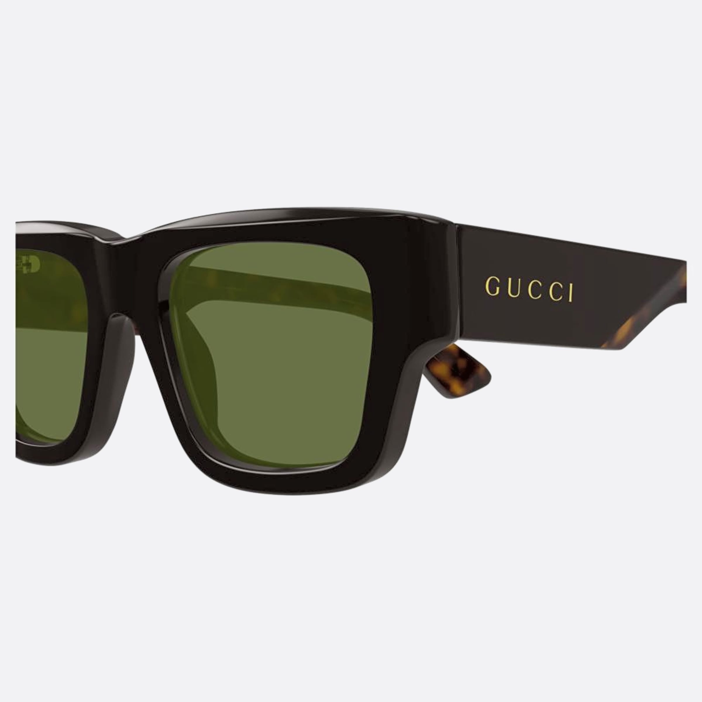 Gucci 52mm Hvg Havana Squared Man Sunglasses - Main View