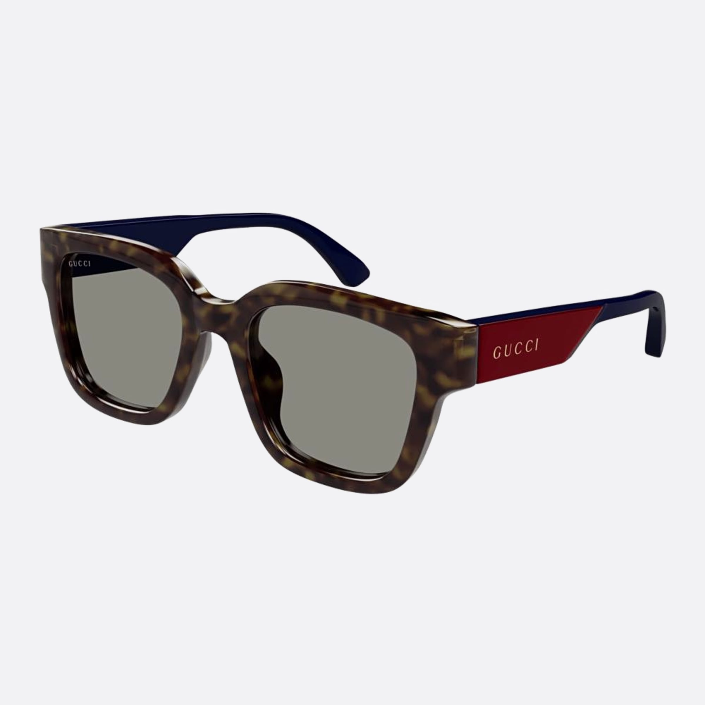 Gucci 52mm Gg1670sk Hvg Havana Butterfly Man Sunglasses - Side View