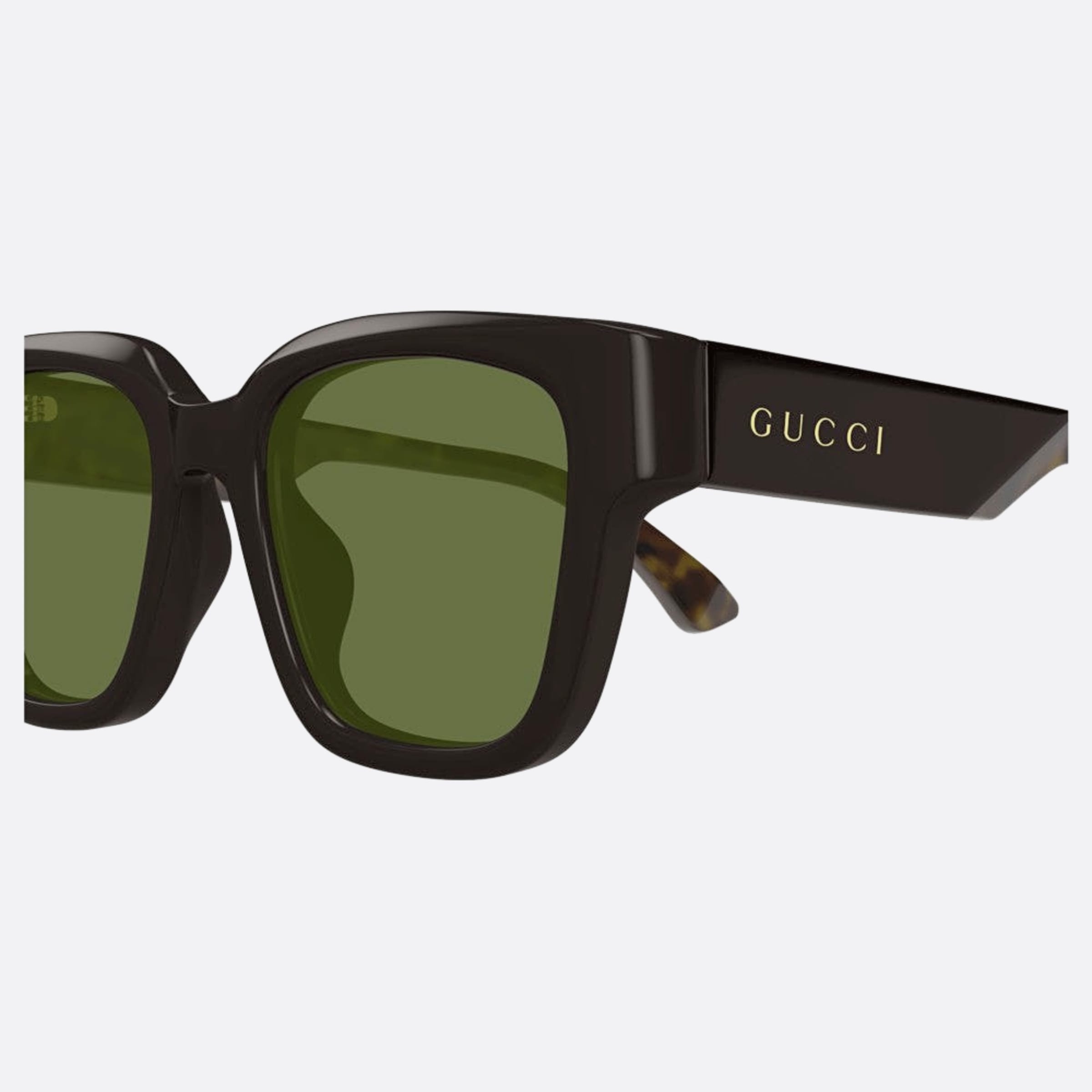 Gucci 52mm Gg1670sk Bhg Havana Butterfly Man Sunglasses - Detail View