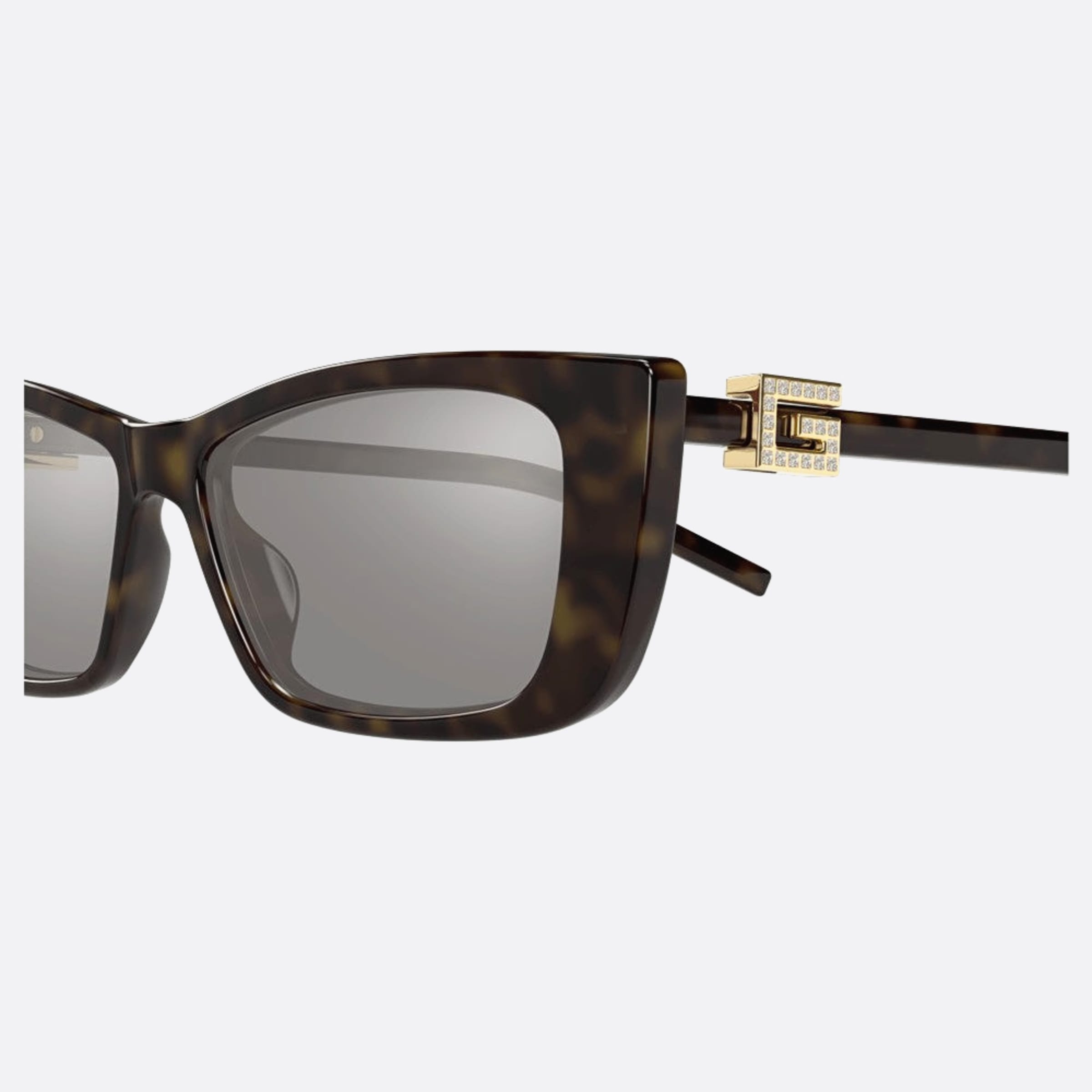 Gucci 53mm Hvs Havana Cat Eye Woman Sunglasses - Detail View