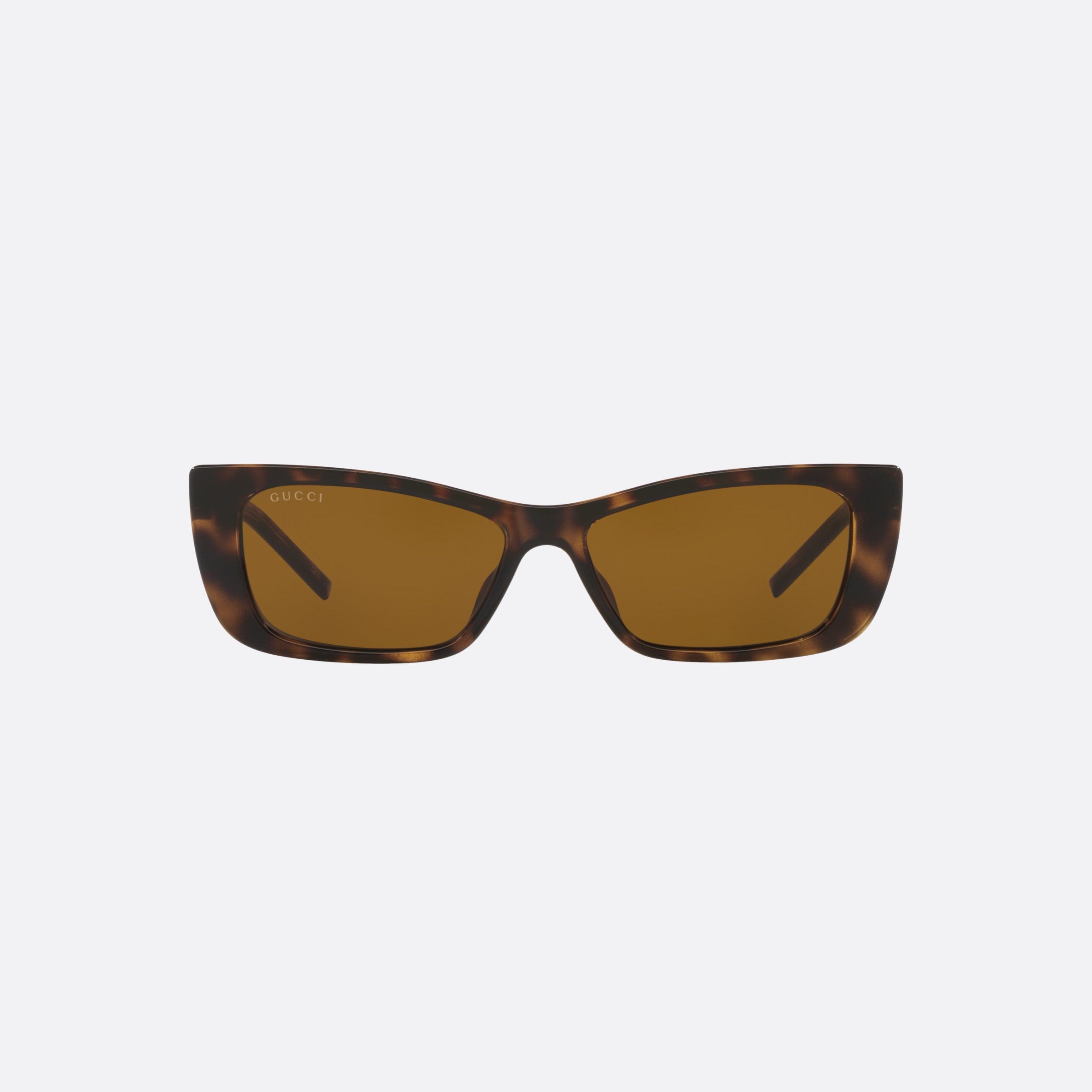 Gucci 53mm Hvbr Tortoise Cat Eye Woman Sunglasses - Side View