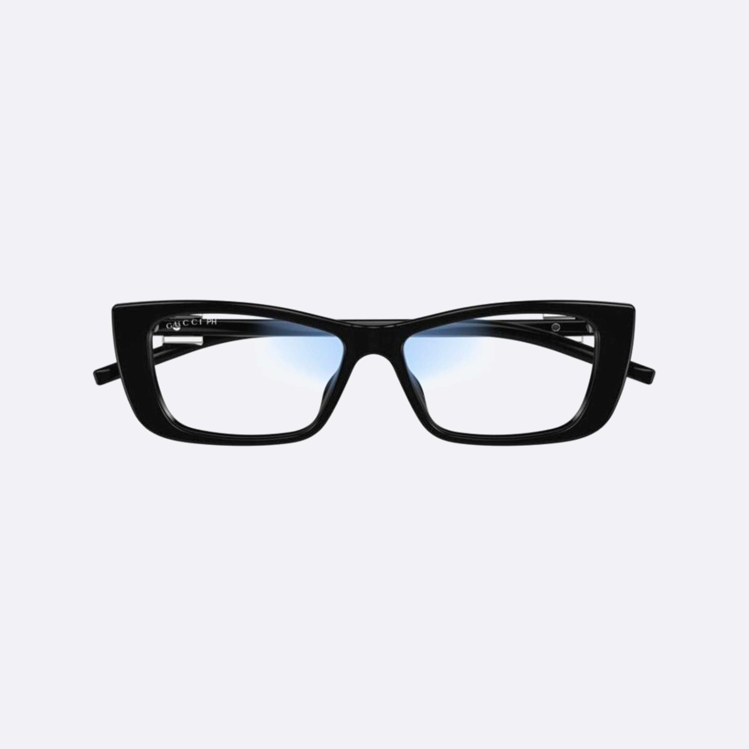 Gucci 53mm Bkph Black Cat Eye Photochromic Woman Sunglasses - Main View
