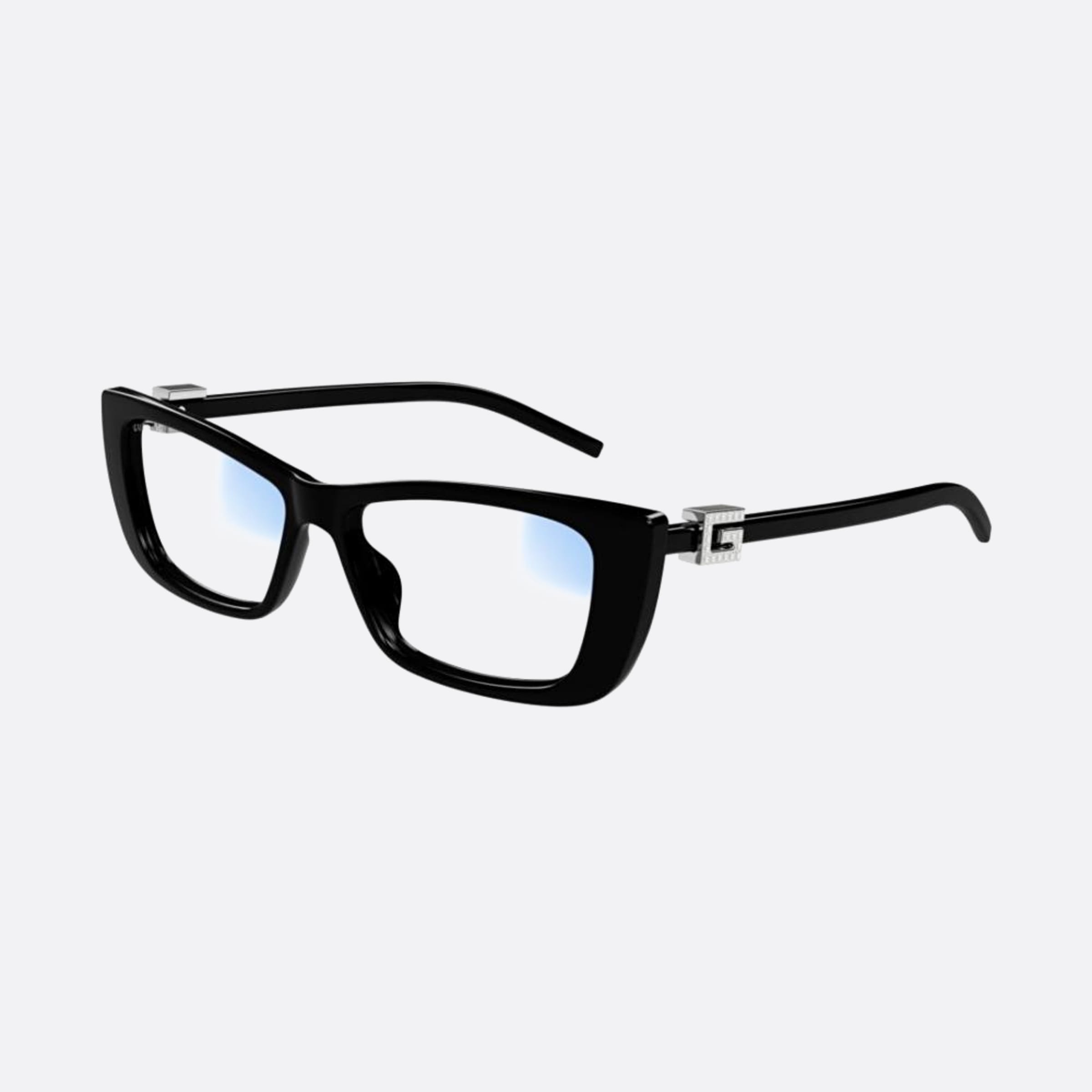 Gucci 53mm Bkph Black Cat Eye Photochromic Woman Sunglasses - Side View