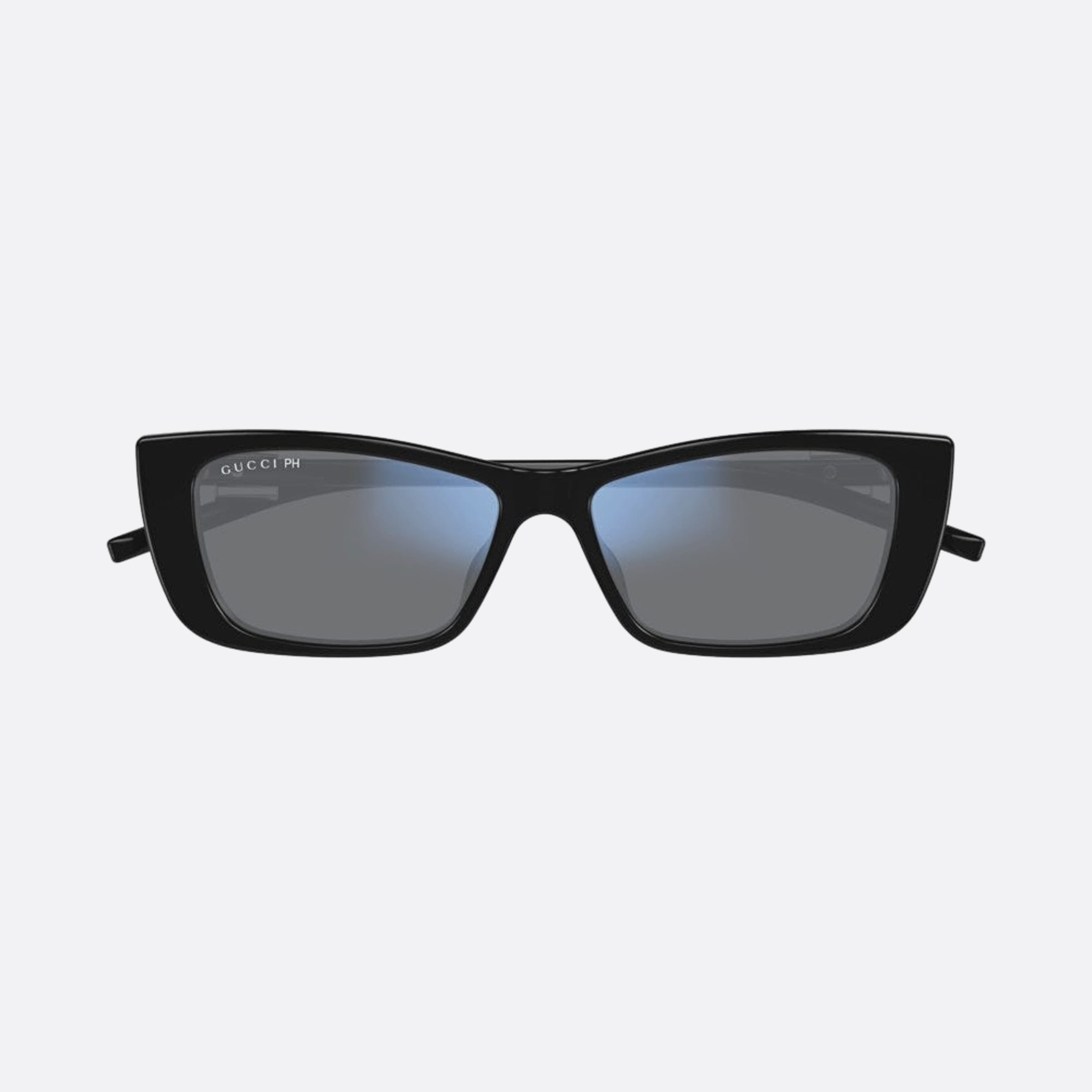 Gucci 53mm Bkph Black Cat Eye Photochromic Woman Sunglasses - Additional Angle