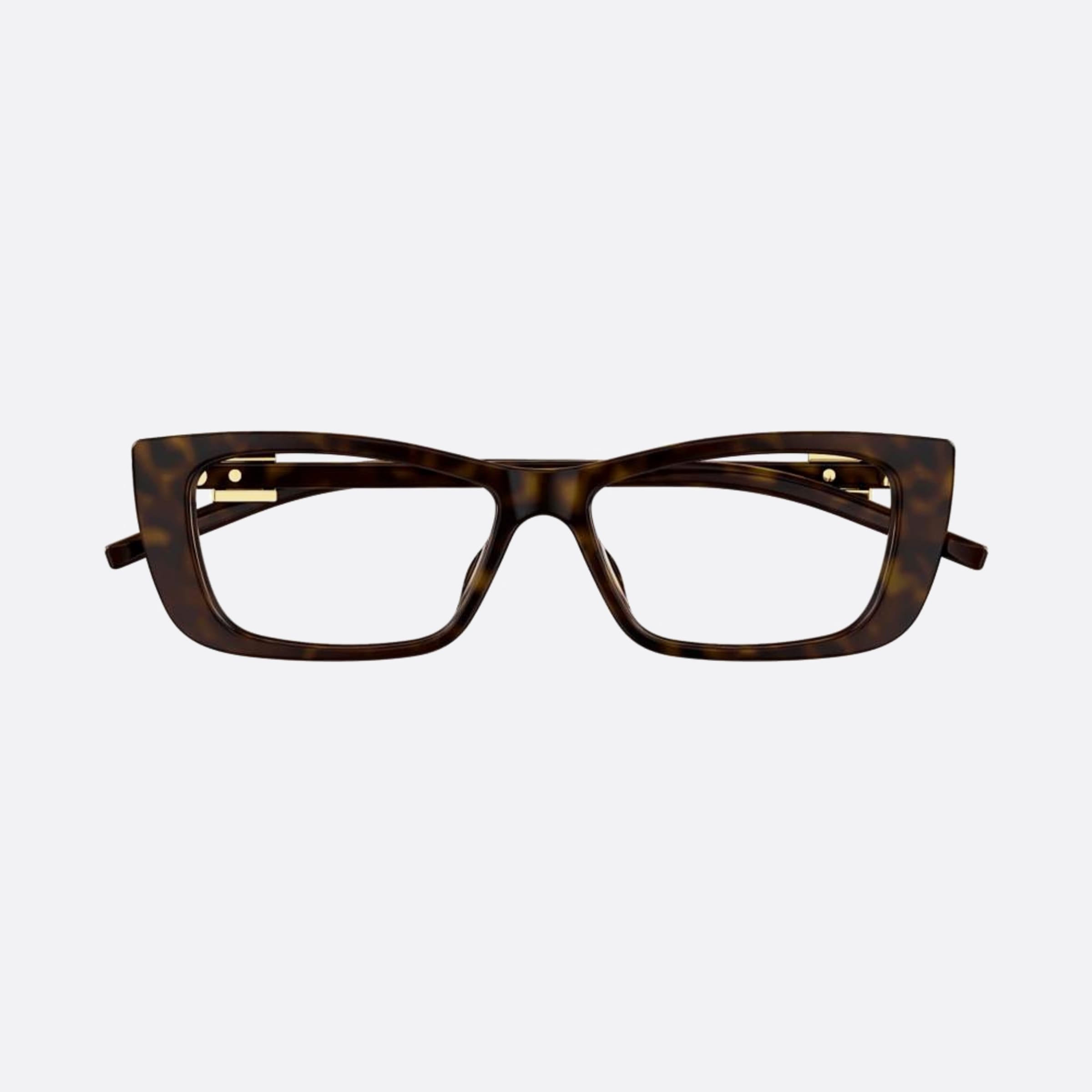 Gucci 53mm Havana Cat Eye Woman Eyeglasses - Main View