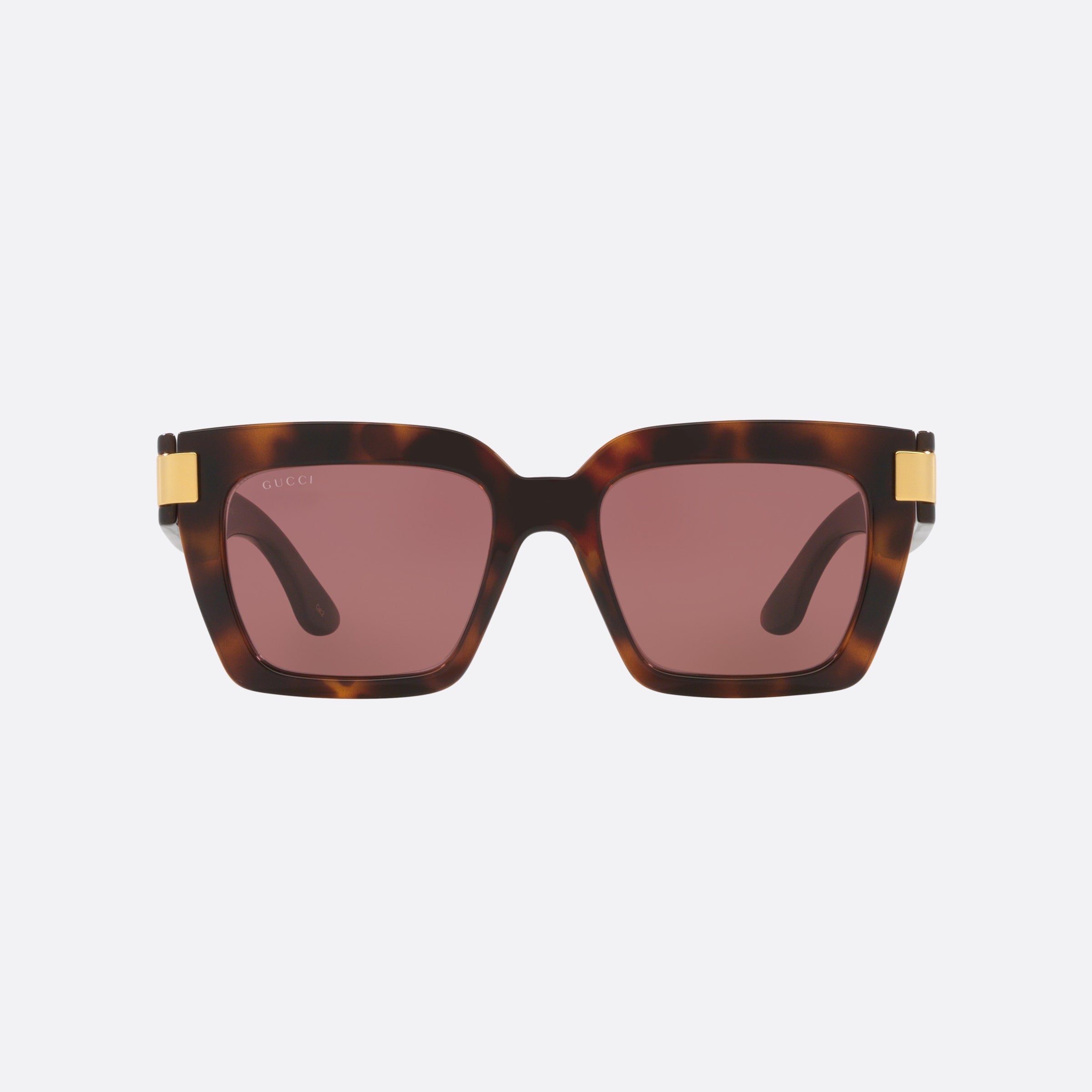 Gucci 54mm Hvpk Tortoise Cat Eye Woman Sunglasses - Side View