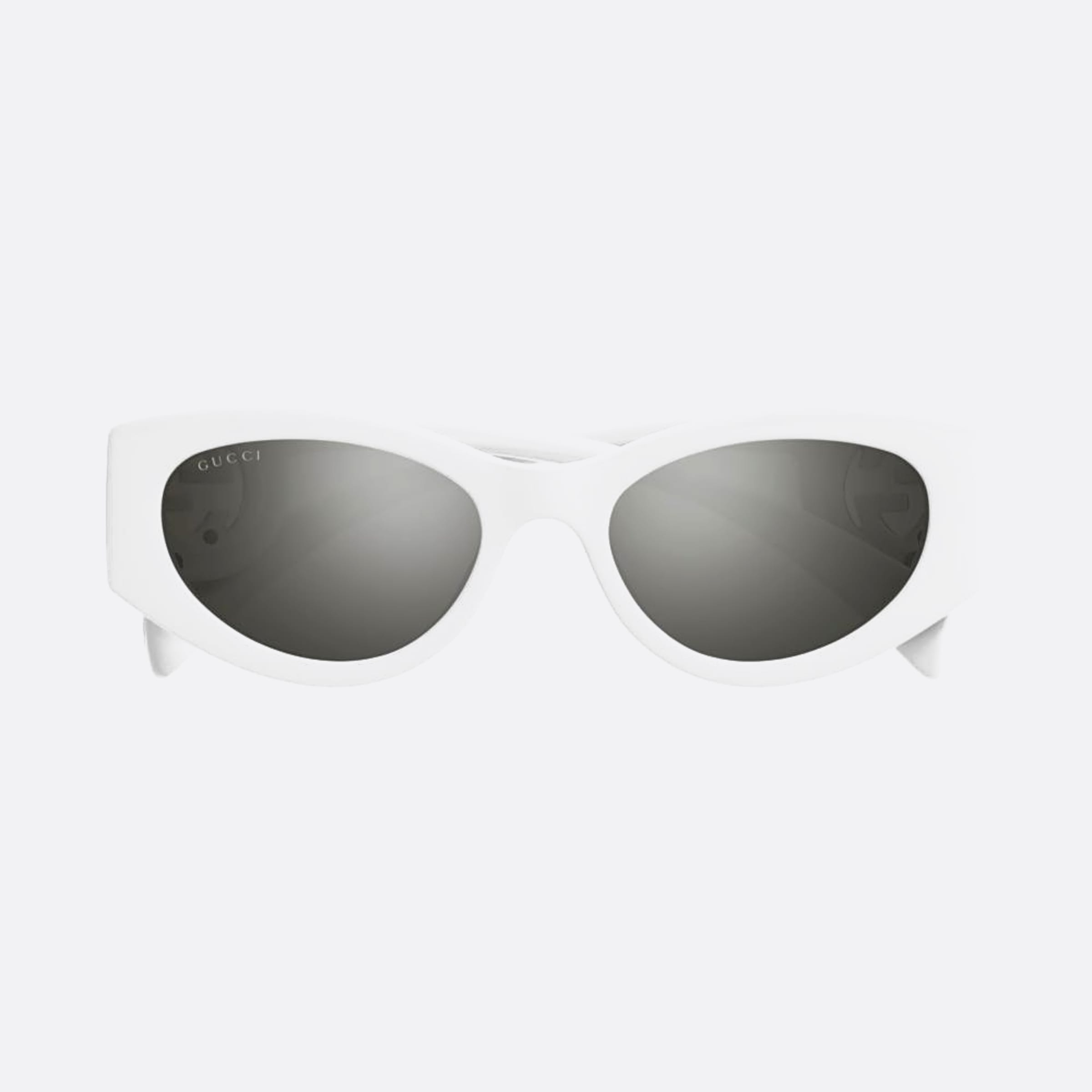 Gucci 54mm Whs White Oval Woman Sunglasses - Main View