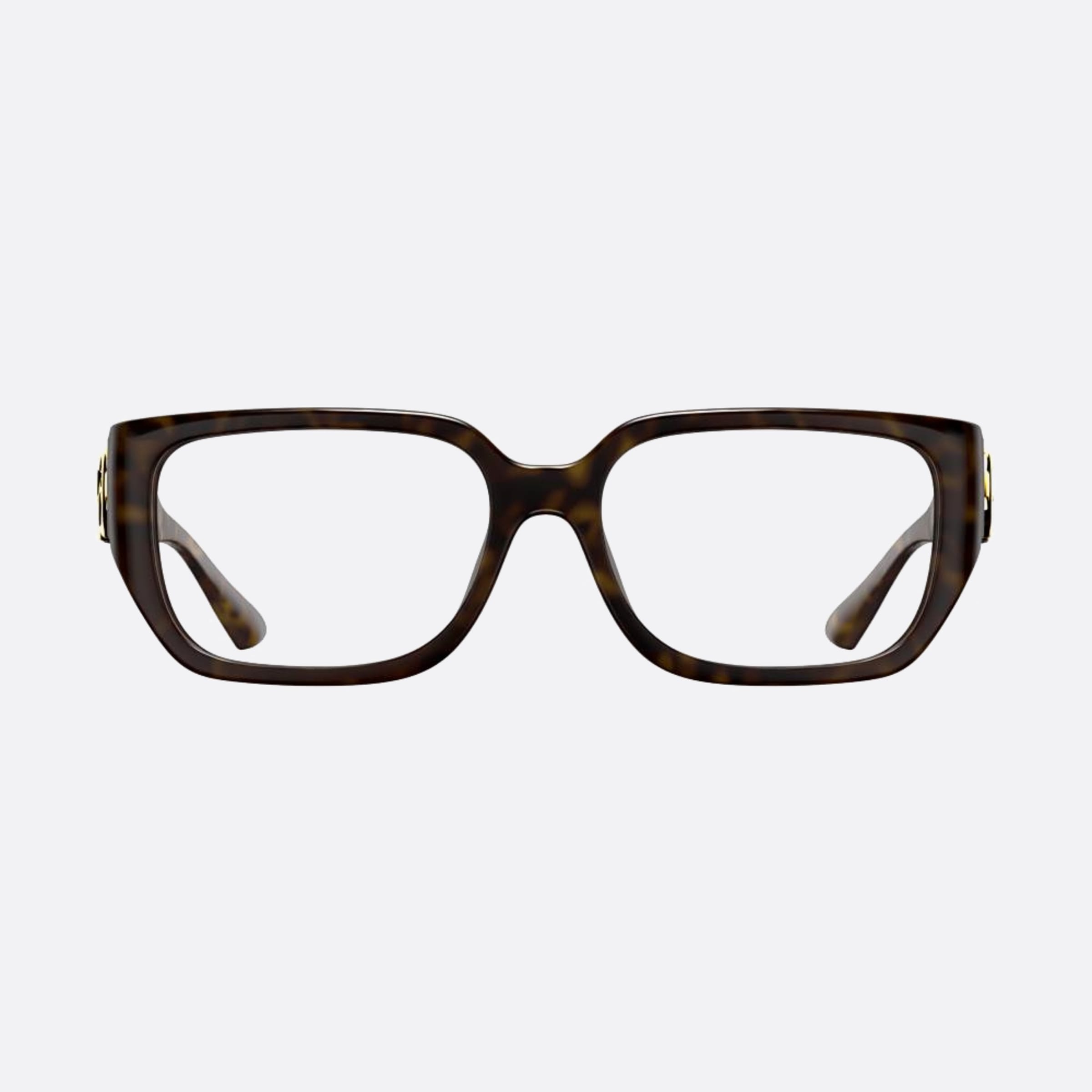 Gucci 55mm Havana Squared Woman Eyeglasses - Main View