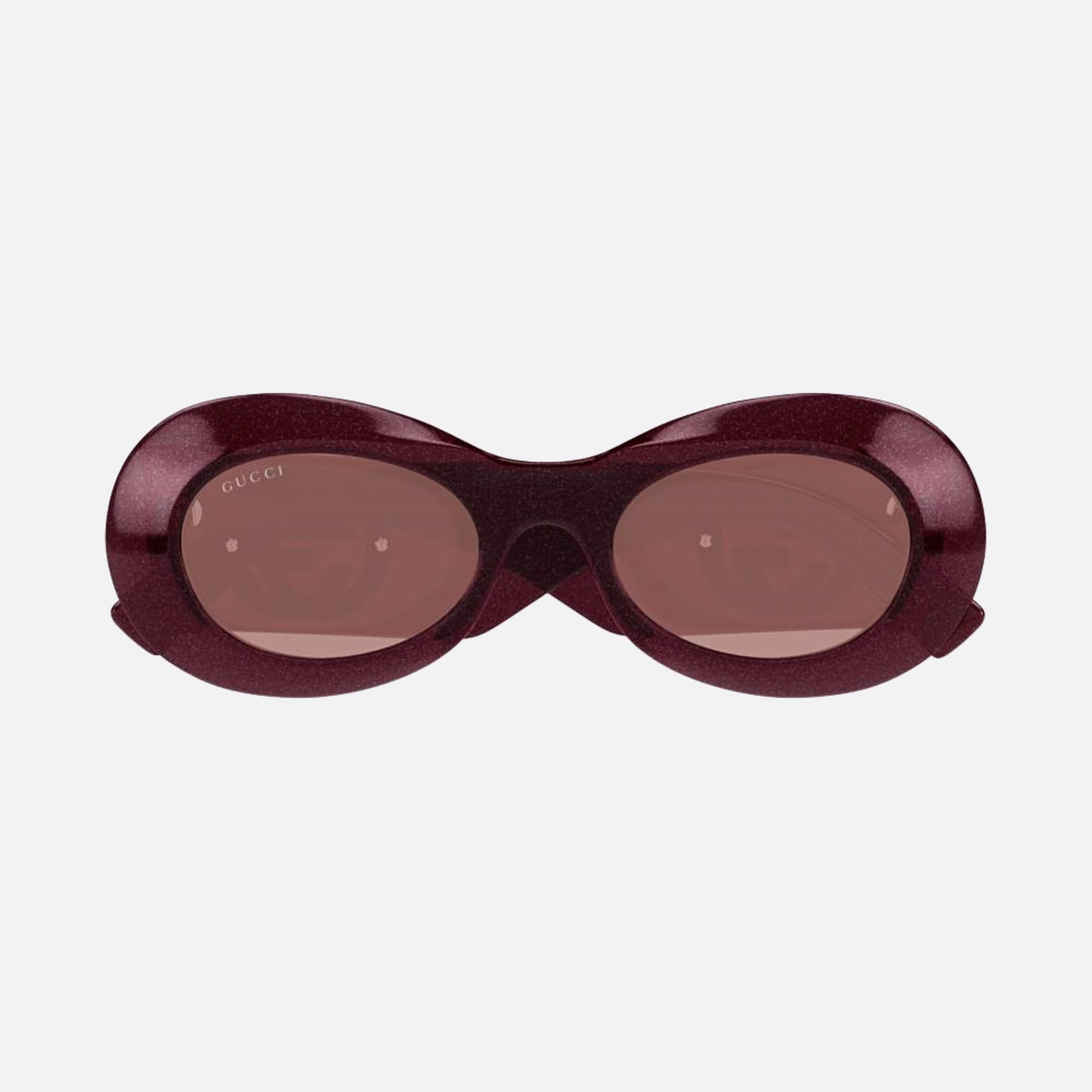 Gucci 51mm Bub Red Oval Woman Sunglasses - Main View