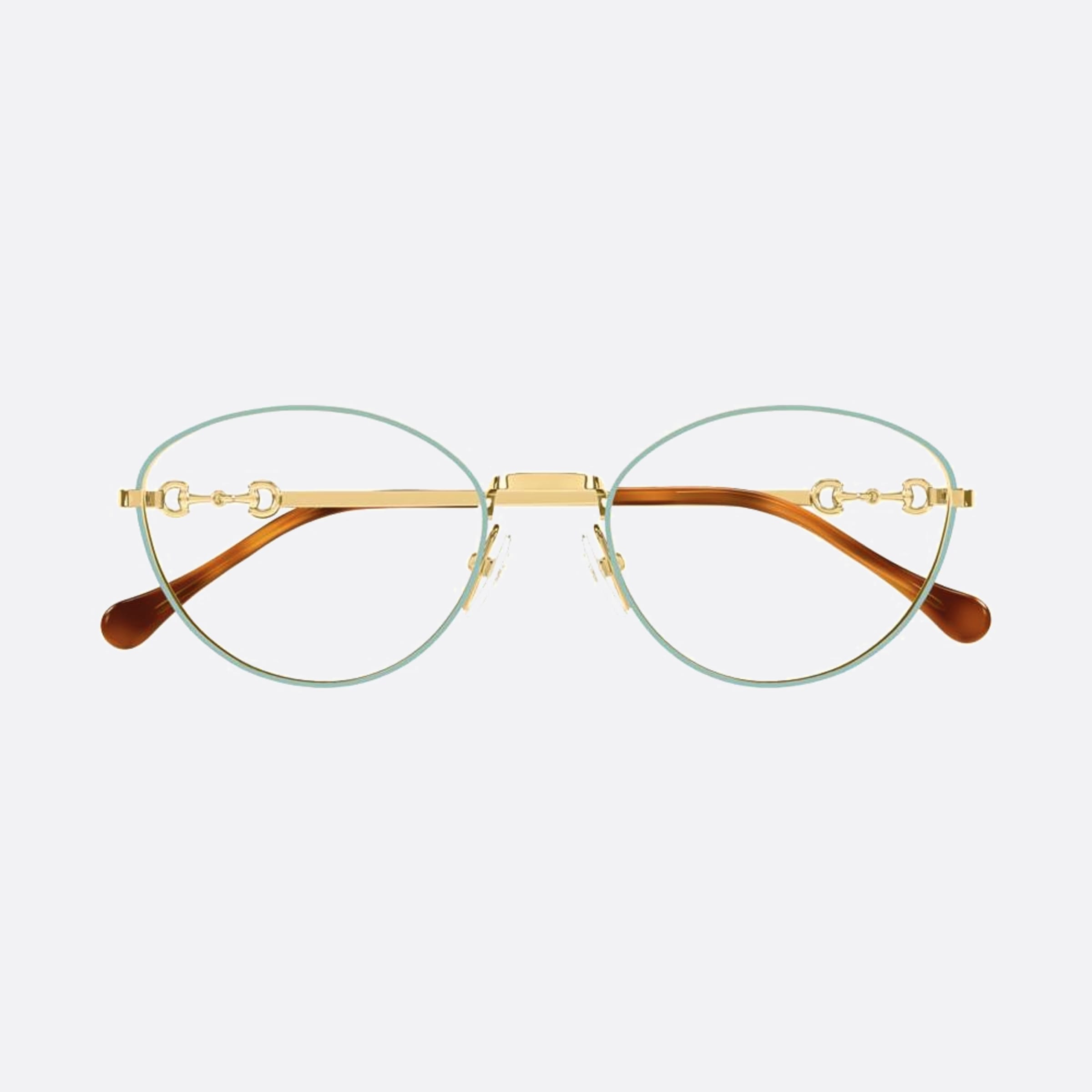 Gucci 54mm Gldtt Gold Cat Eye Woman Eyeglasses - Main View