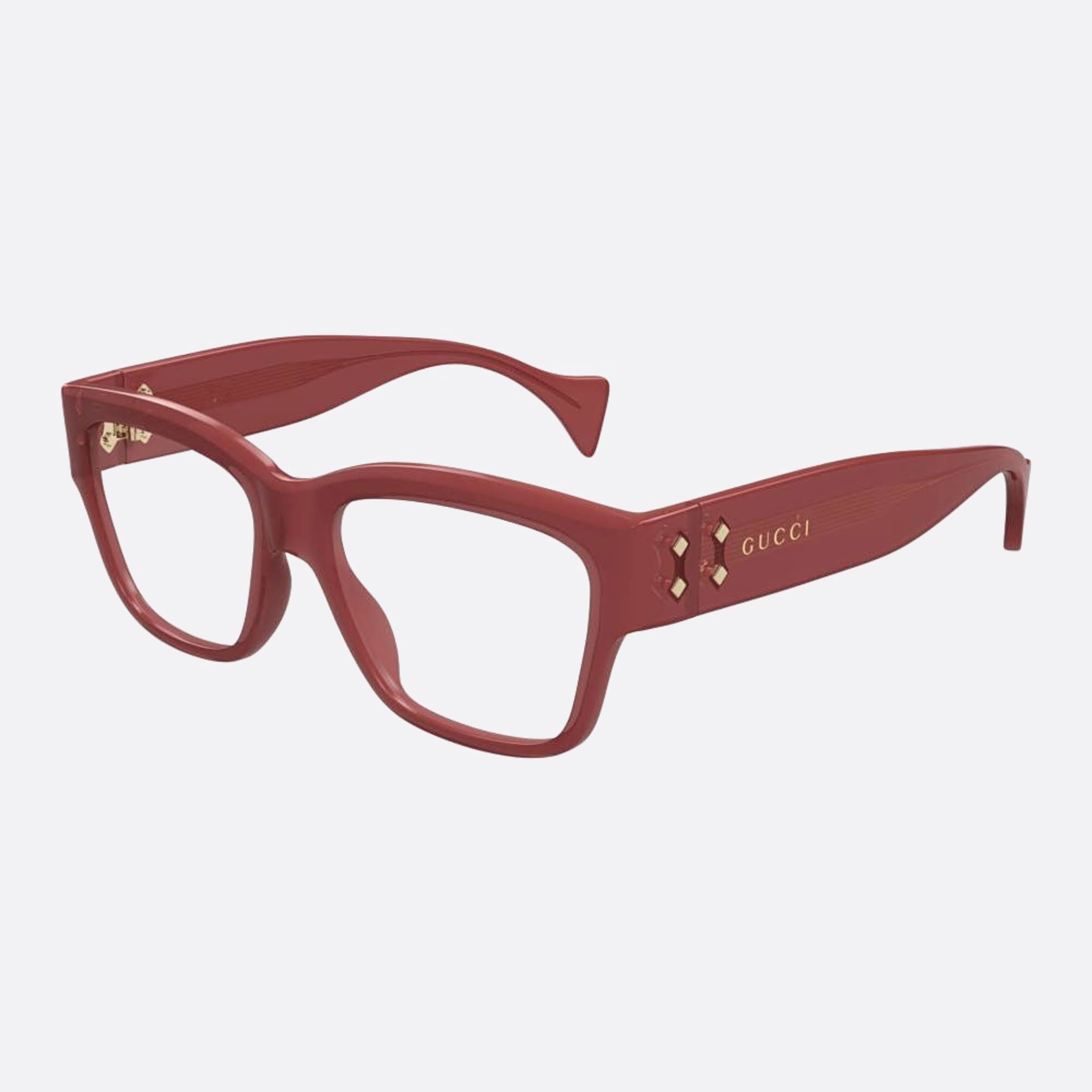 Gucci 54mm Pink Butterfly Woman Eyeglasses - Side View