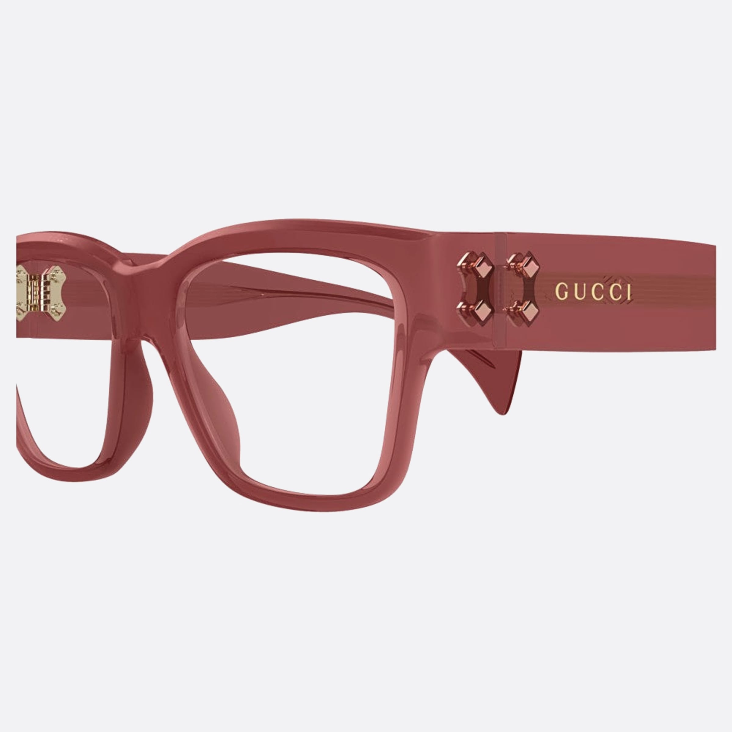 Gucci 54mm Pink Butterfly Woman Eyeglasses - Detail View