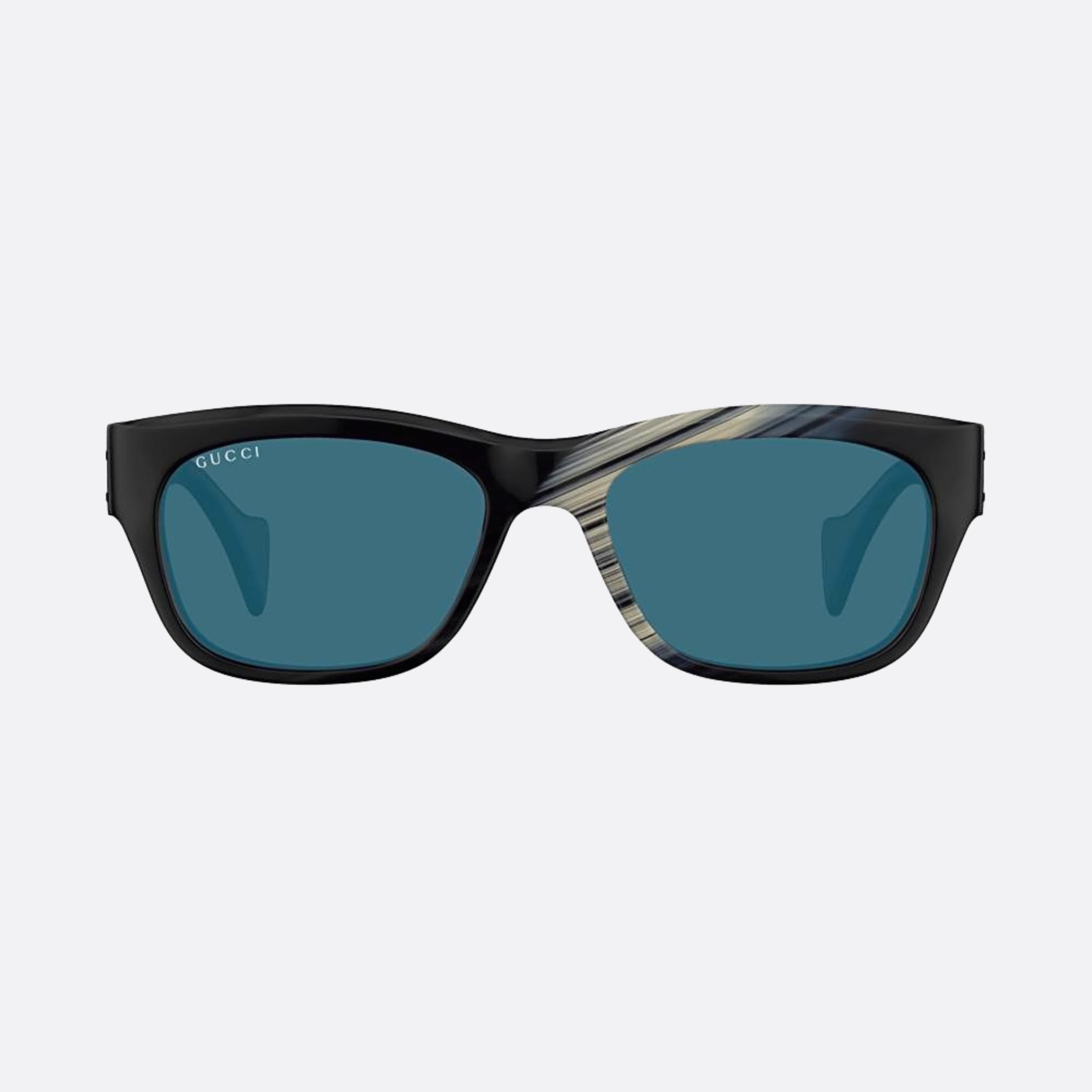Gucci 55mm Sbbl Black Squared Man Sunglasses - Main View