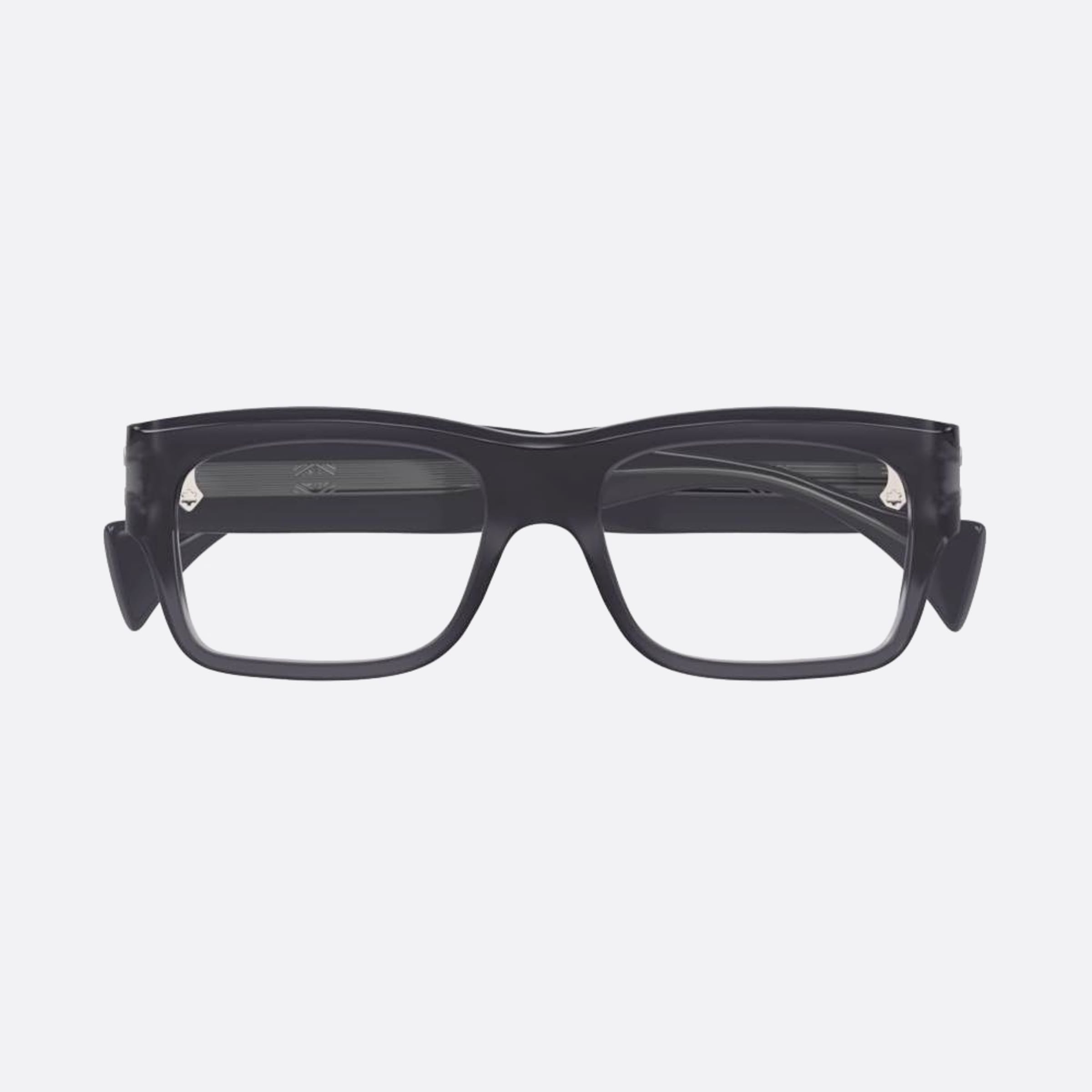 Gucci 56mm Grey Squared Man Eyeglasses - Main View