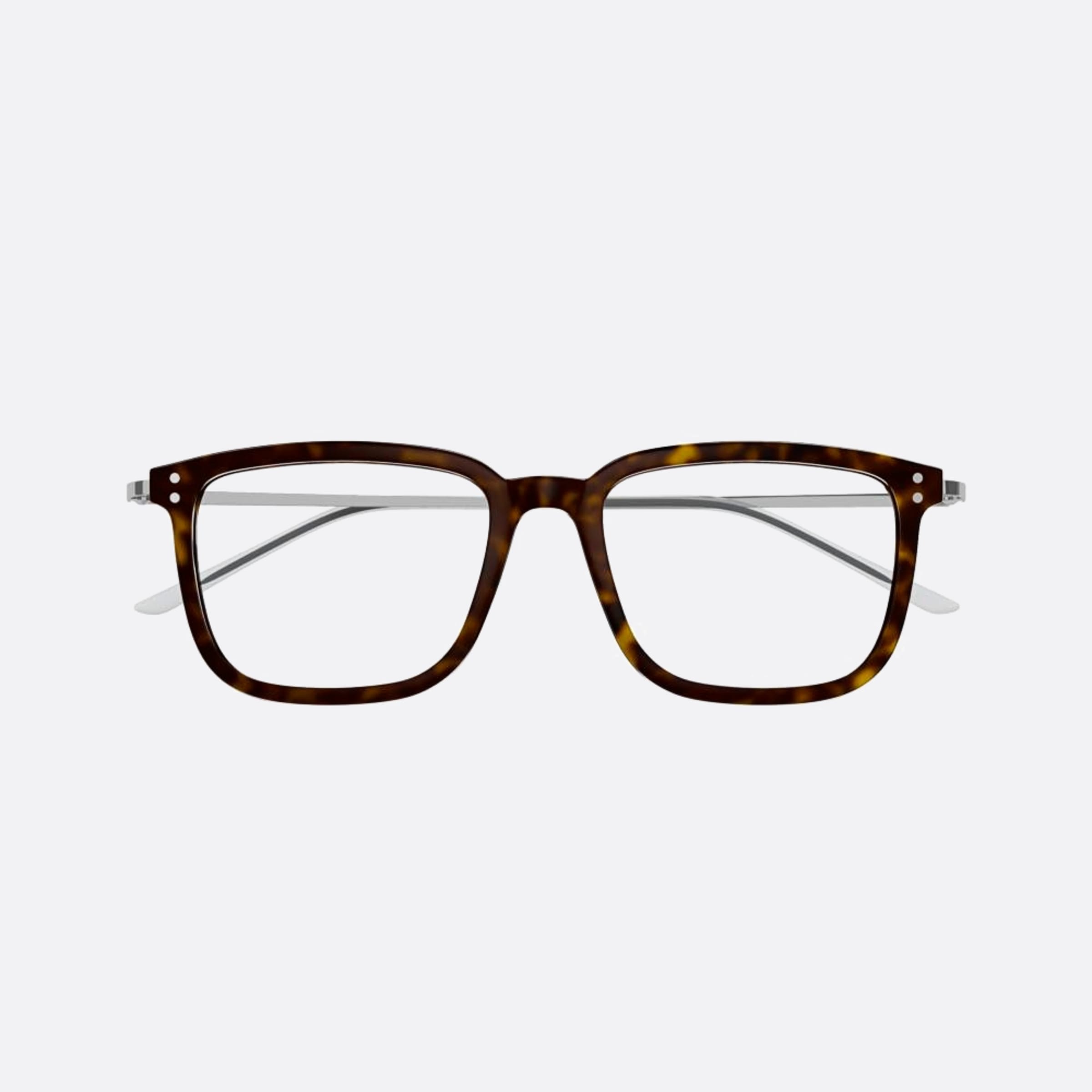 Gucci 50mm Hvnsl Havana Squared Men Eyeglasses - Main View