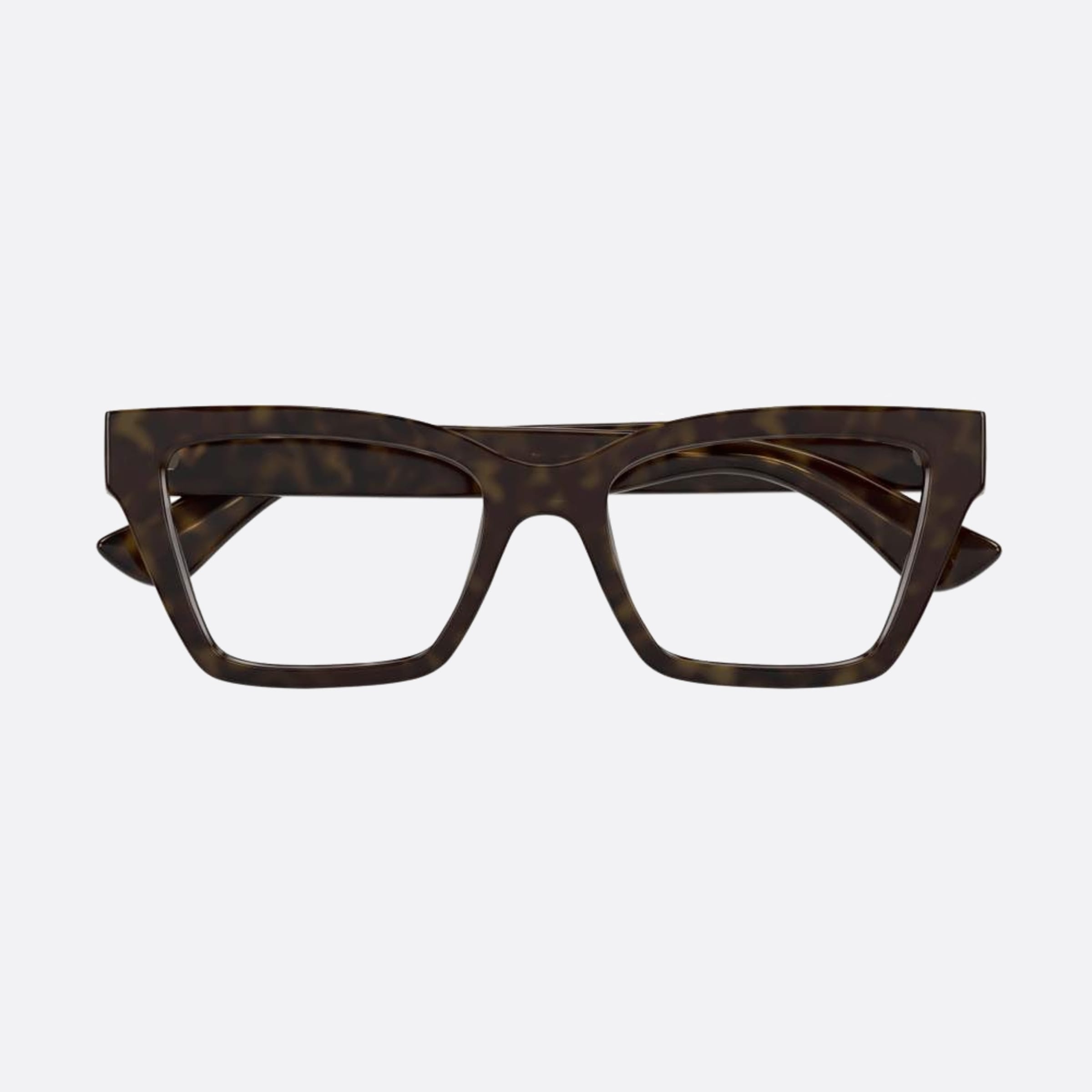 Gucci 53mm Havana Butterfly Woman Eyeglasses - Main View