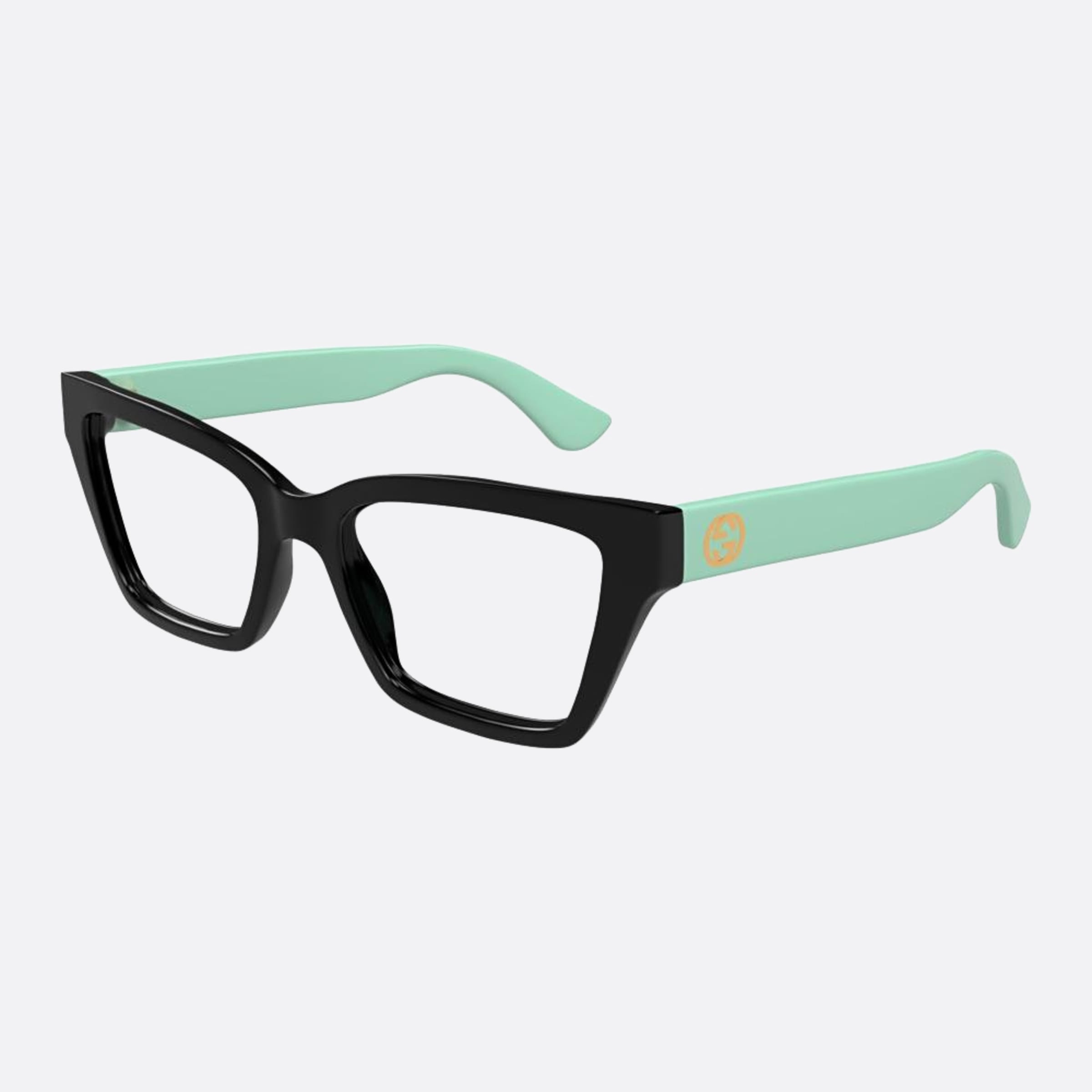 Gucci 53mm Bktq Black Butterfly Woman Eyeglasses - Side View